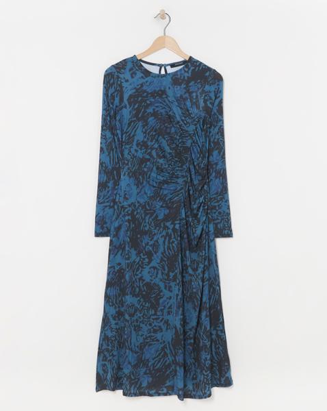 Ruched Midi Dress