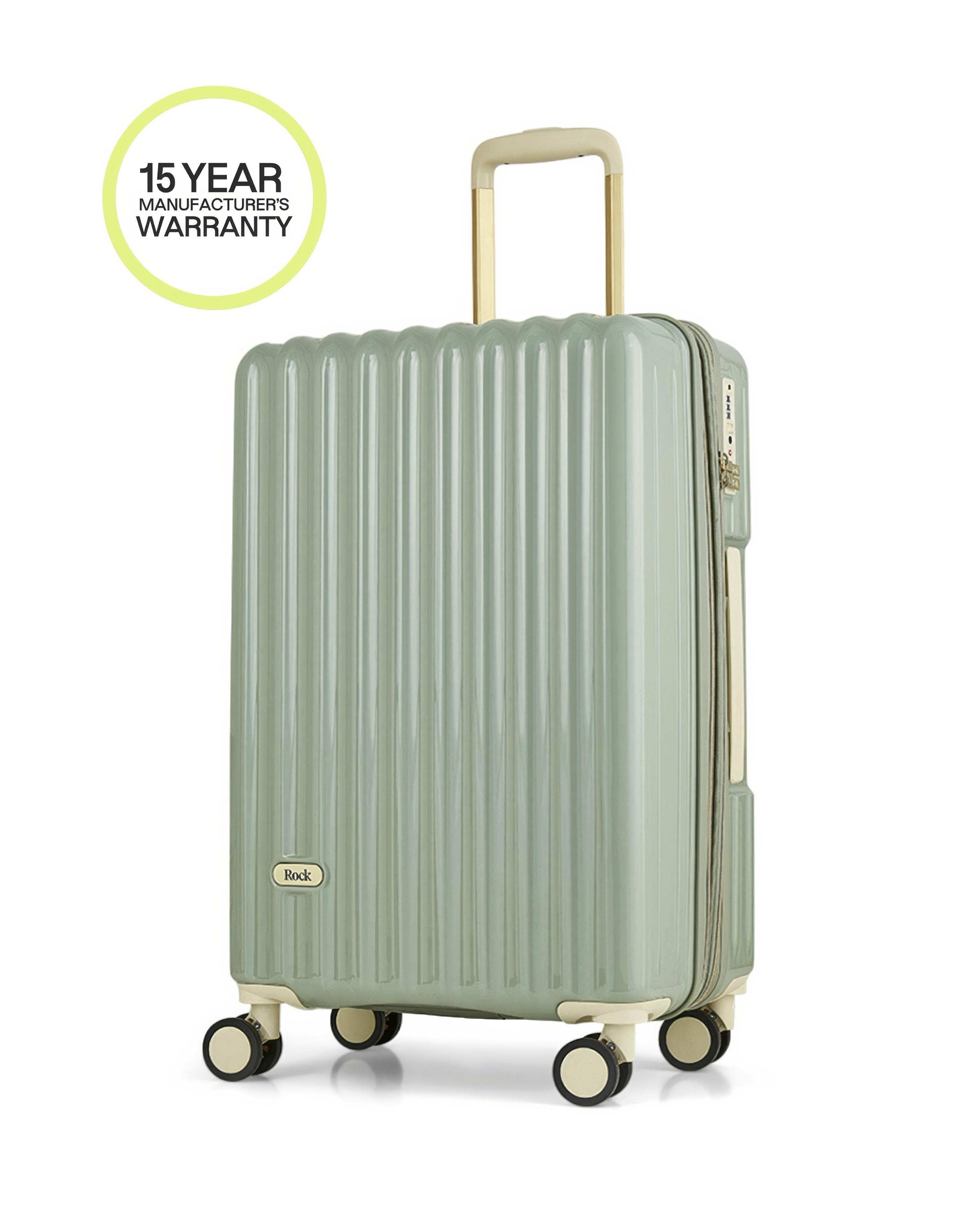 Rock Primrose Medium Suitcase - Green