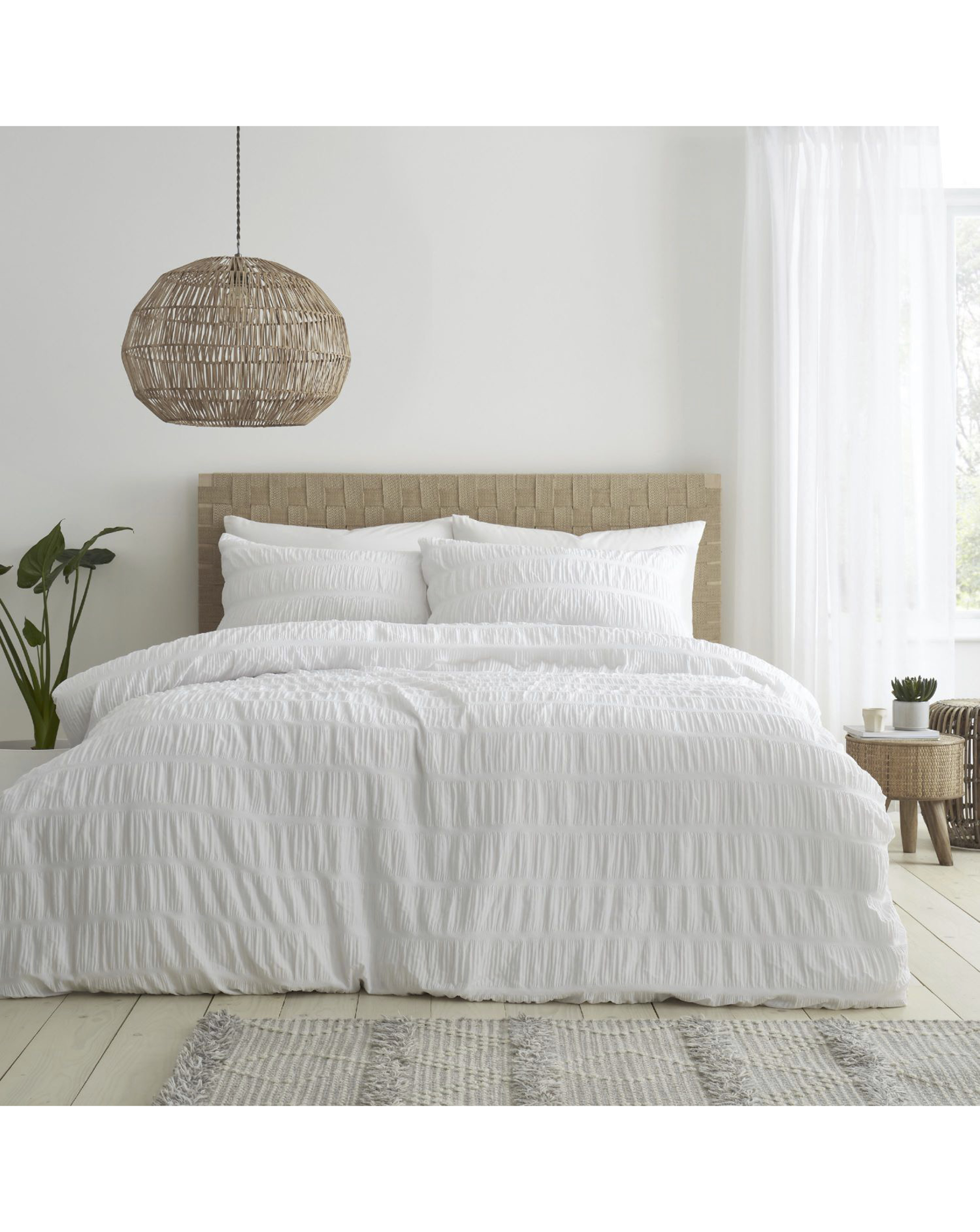 Seersucker Duvet Cover Set