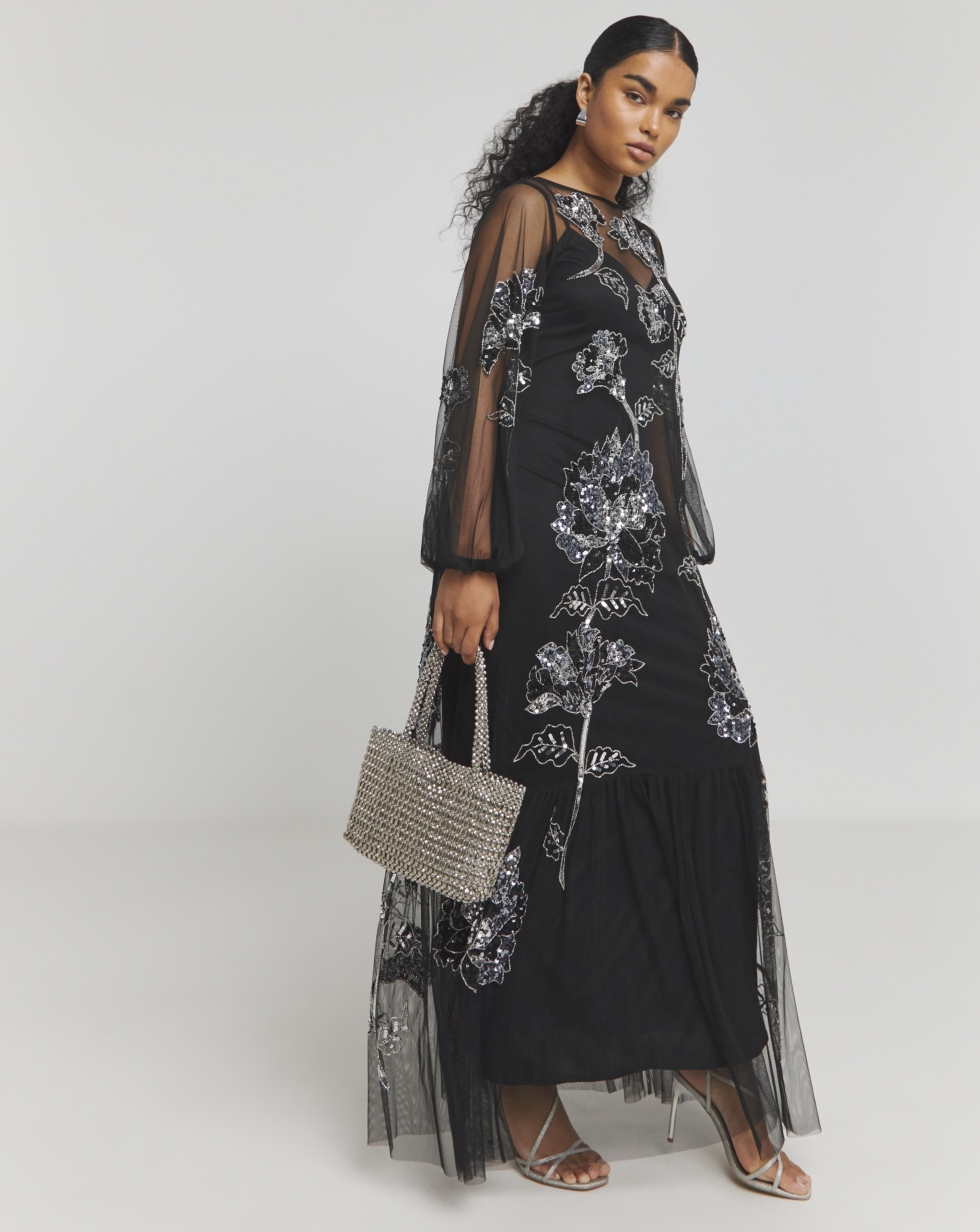 Maya Deluxe Embellished Dress