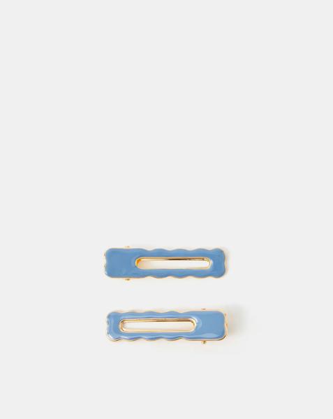 Accessorize Enamel Salon Hair Clips