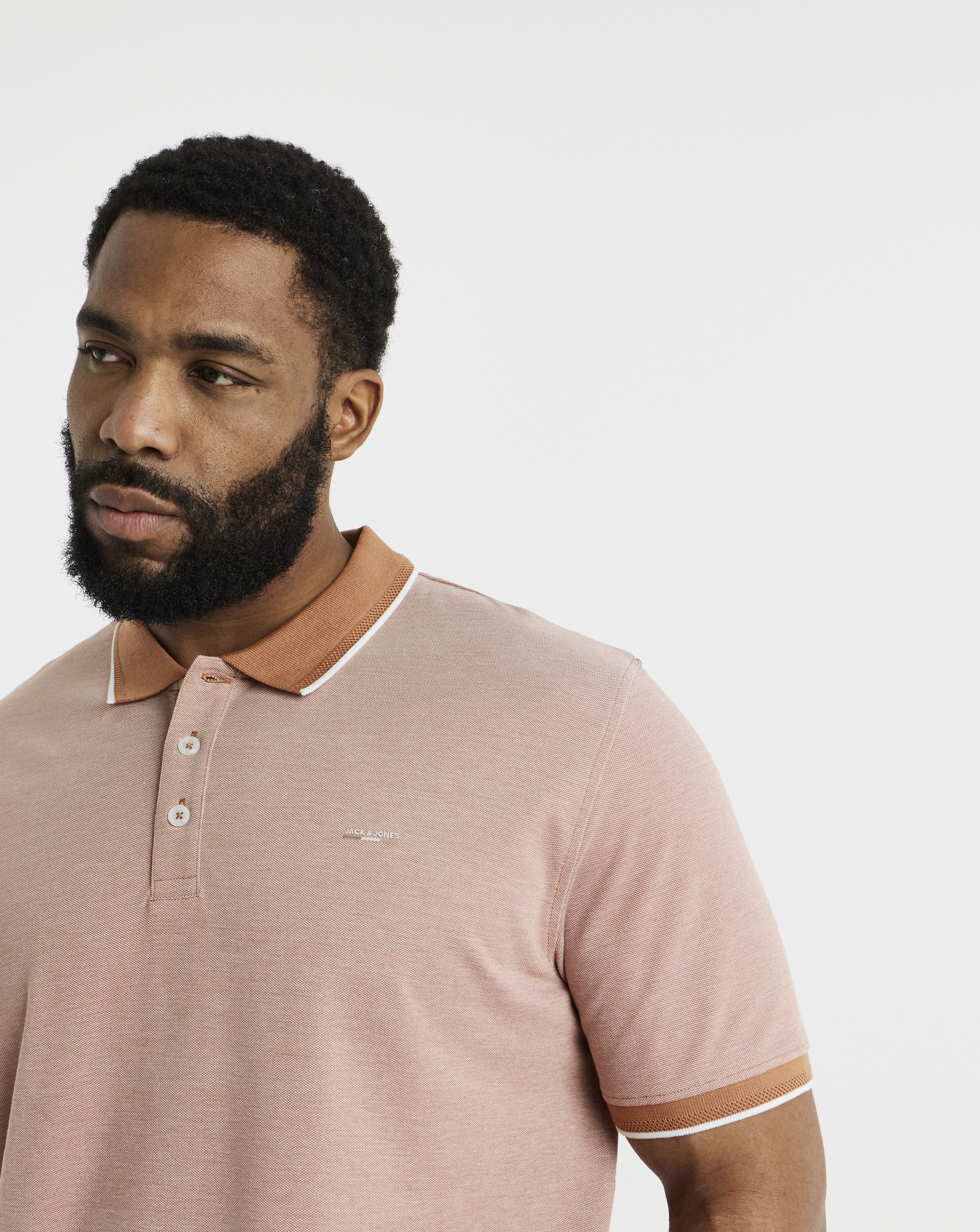 Jack & Jones Orange Premium Alves Polo - 5XL(62)