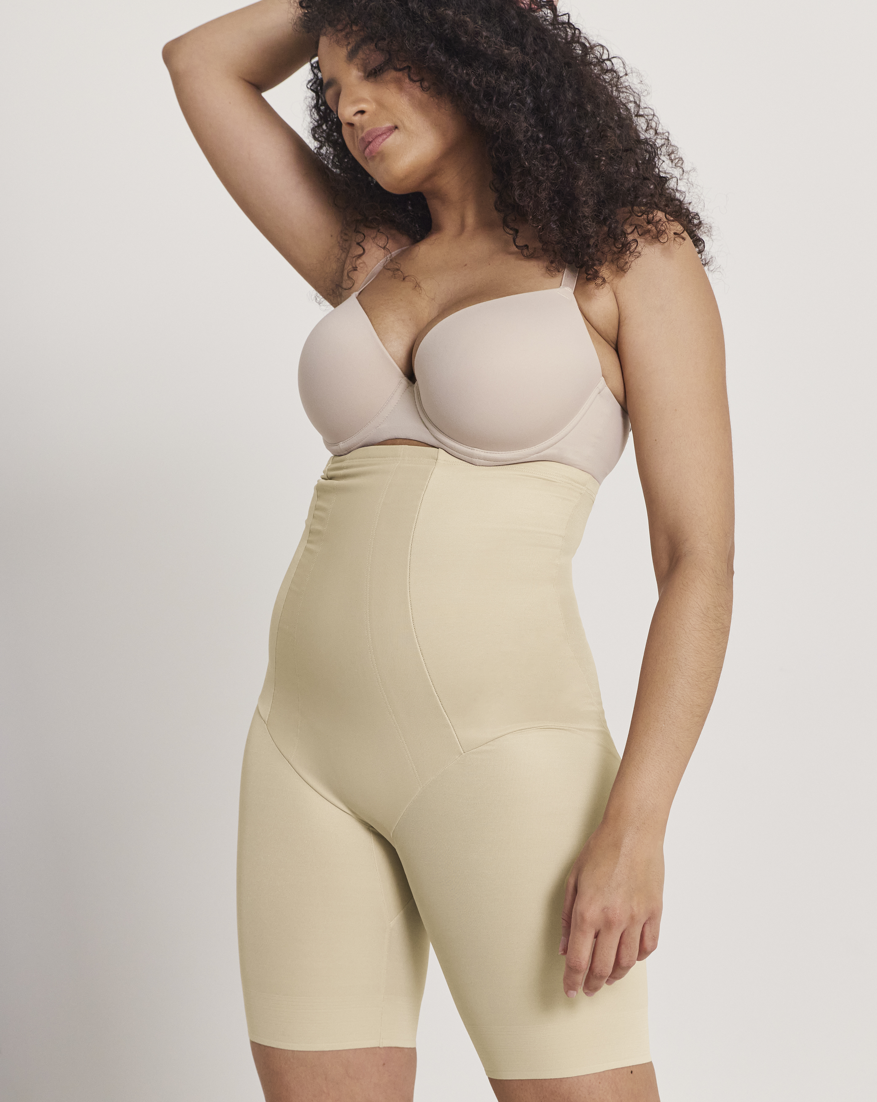 Miraclesuit Hi Waist Thigh Slimmer Beige