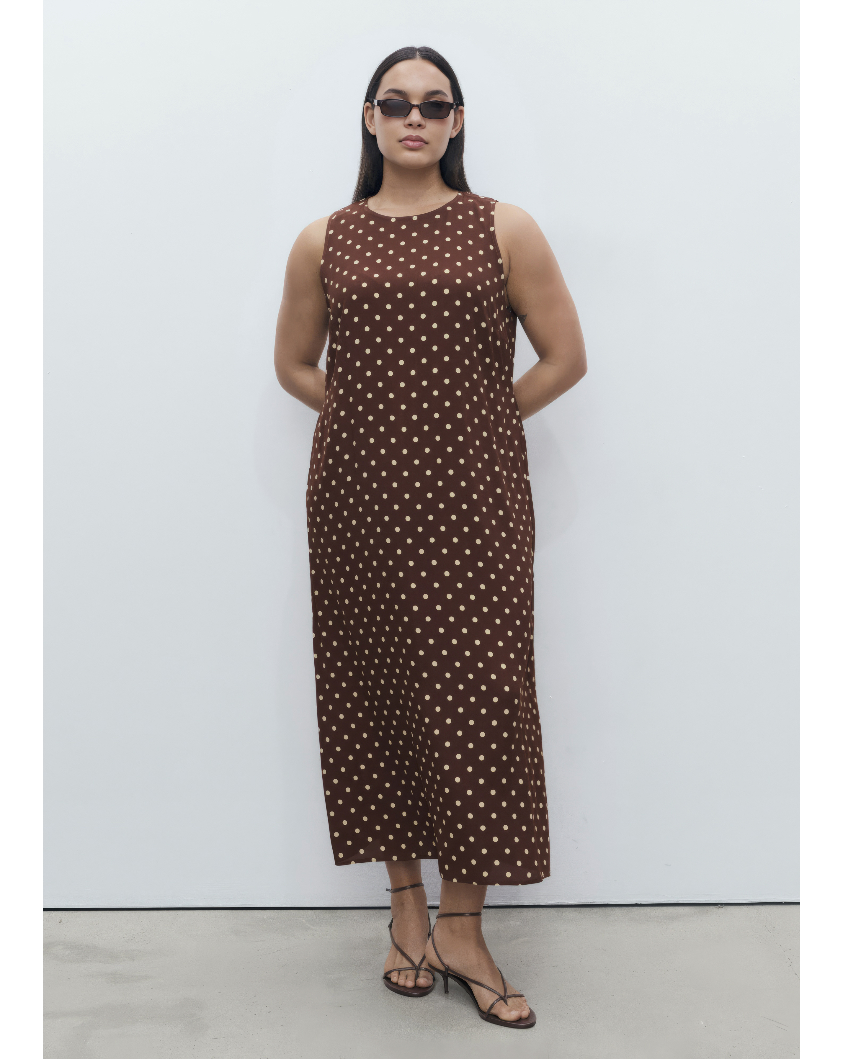 Mango Polka DOT Midi Dress
