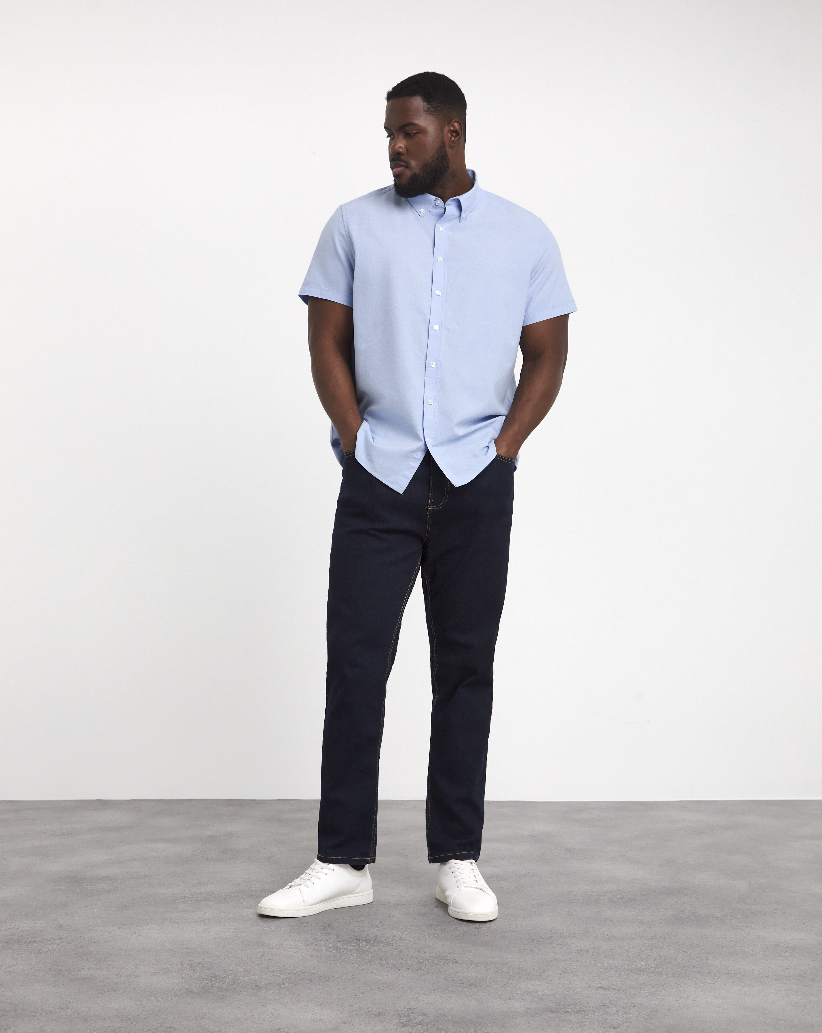 Short Sleeve Oxford Shirt Long