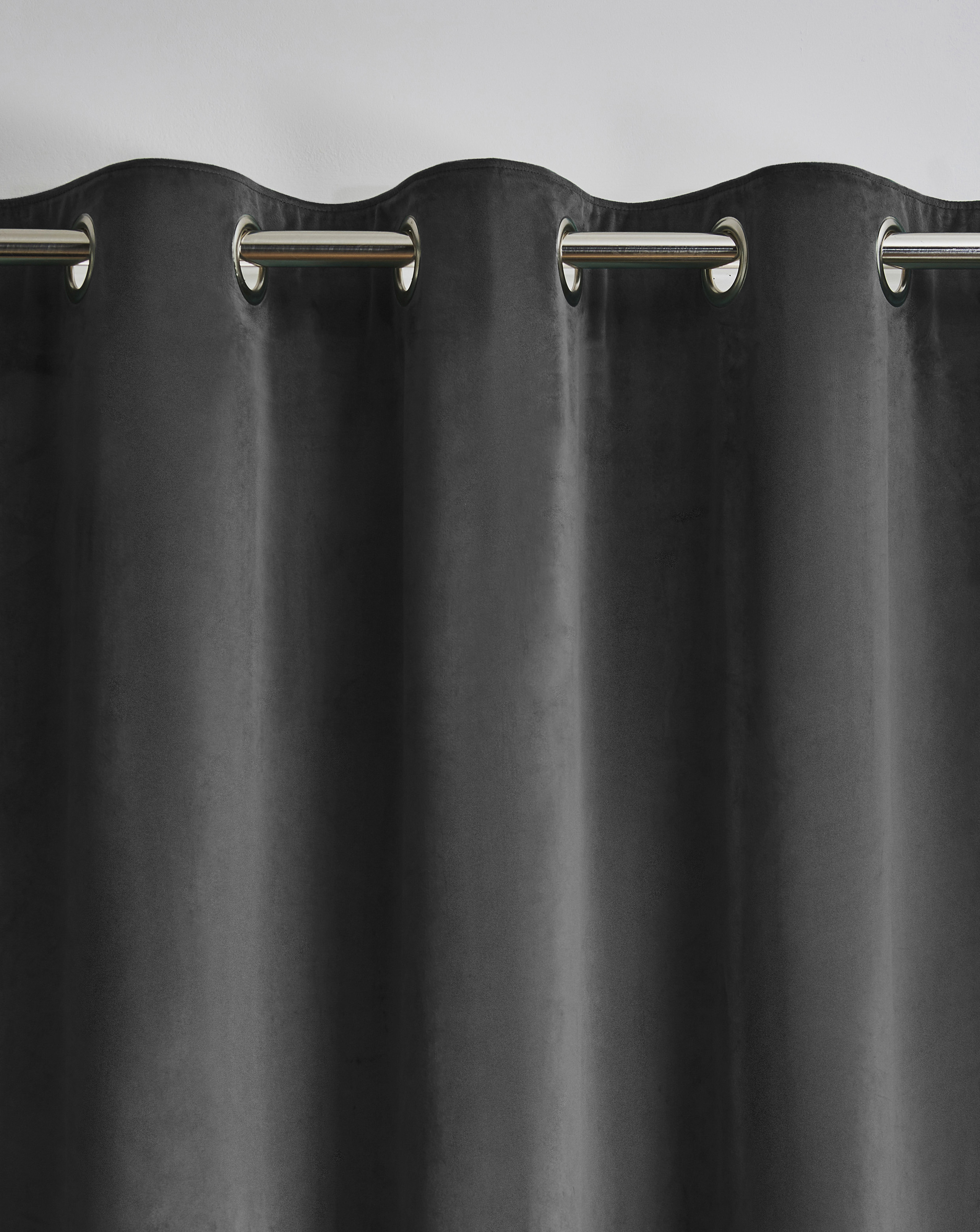 Velour Eyelet Curtains