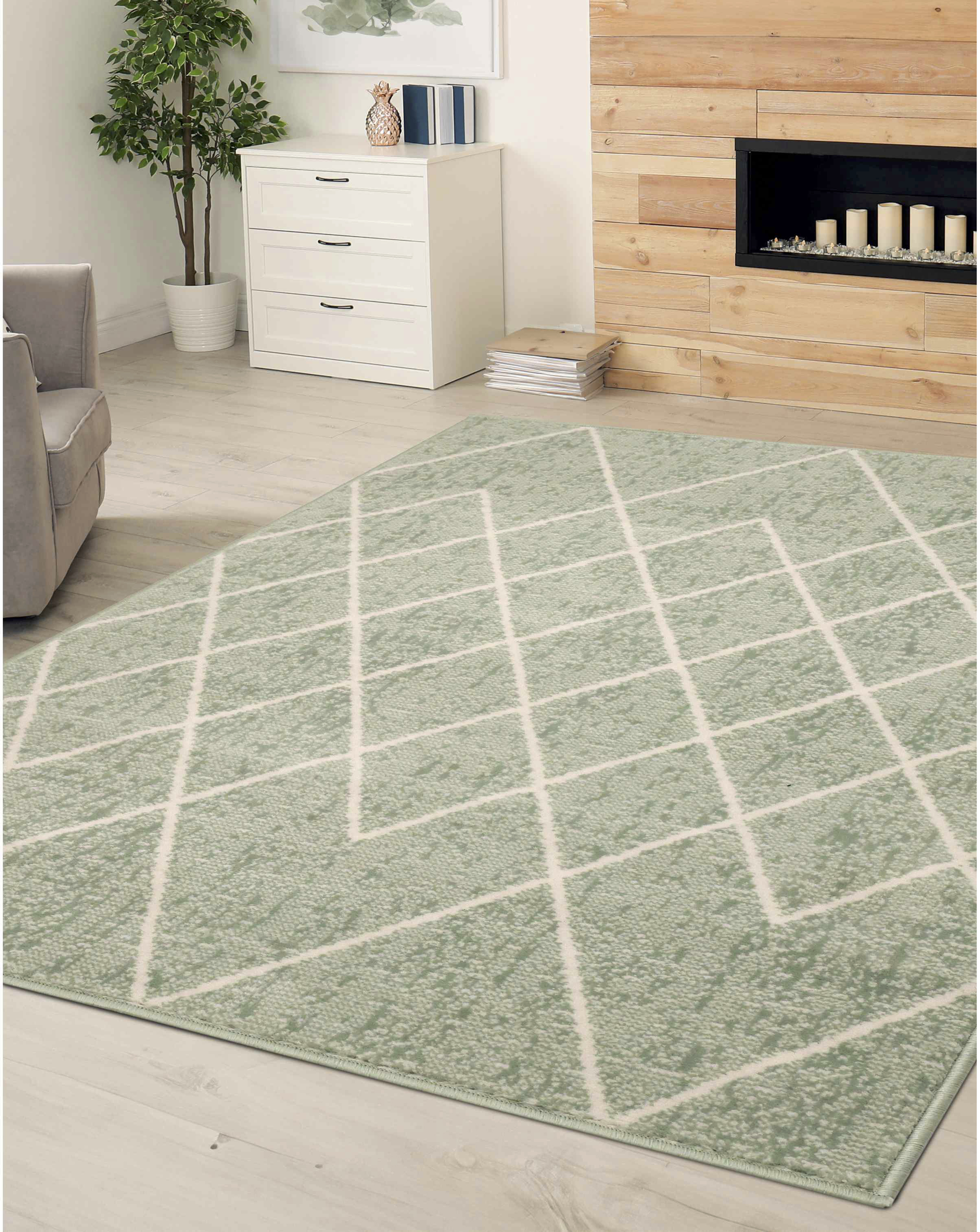 Homemaker Sage Maestro Berber Rug 120X170