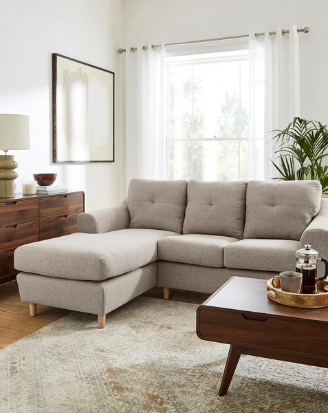 Baxter Left Hand Corner Chaise Sofa