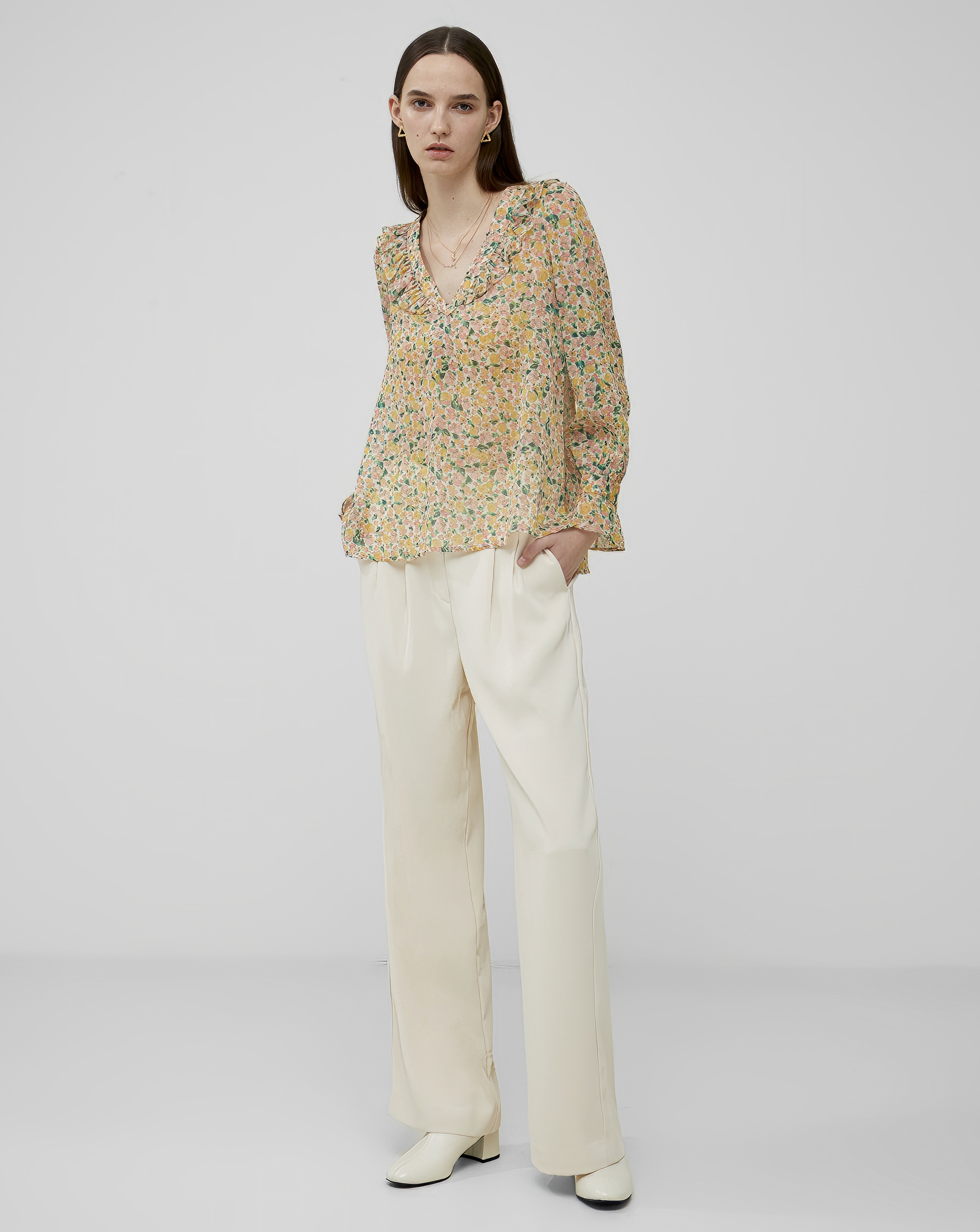 French Connection Hallie Crinkle Shirt