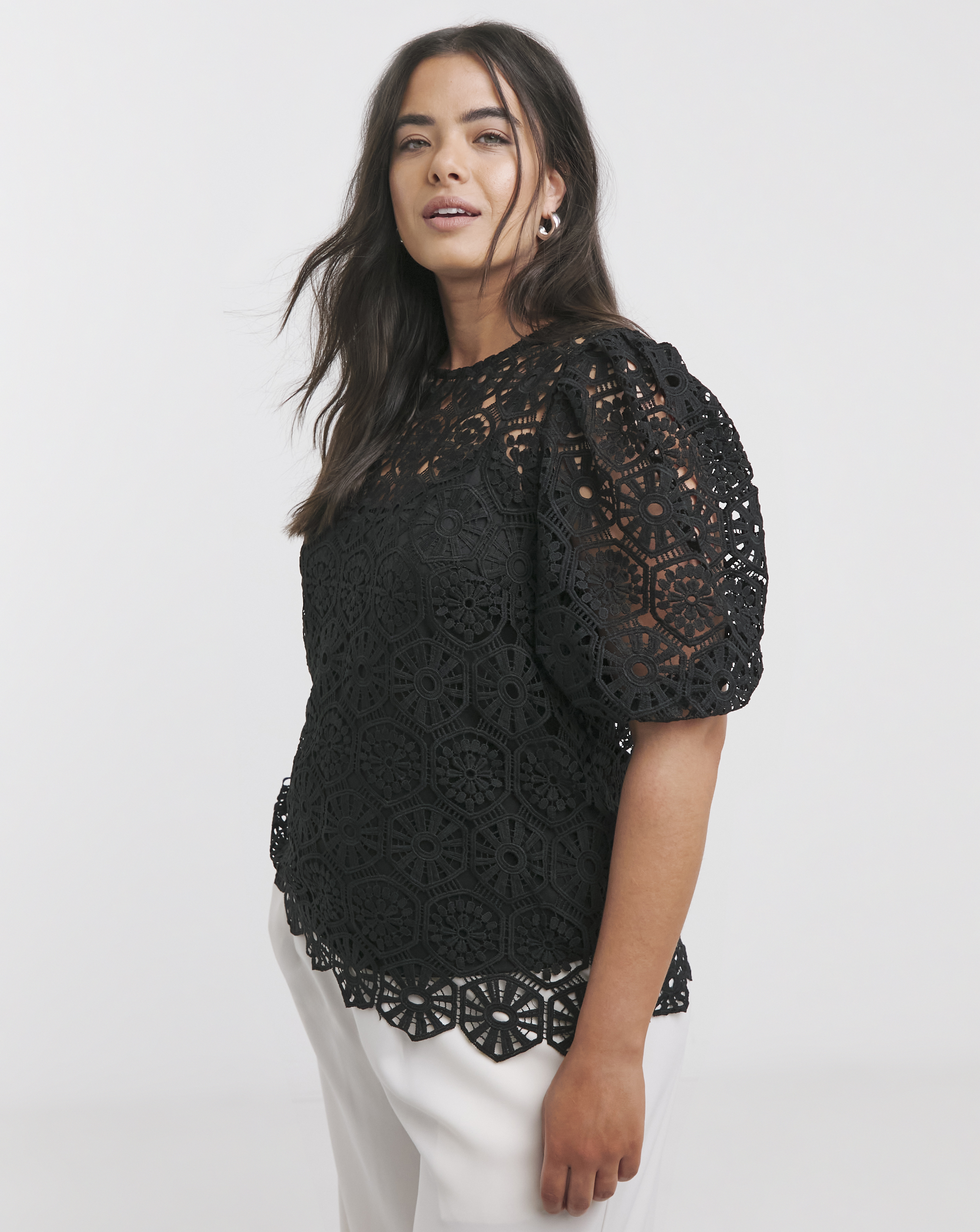 Joanna Hope Crochet Blouse