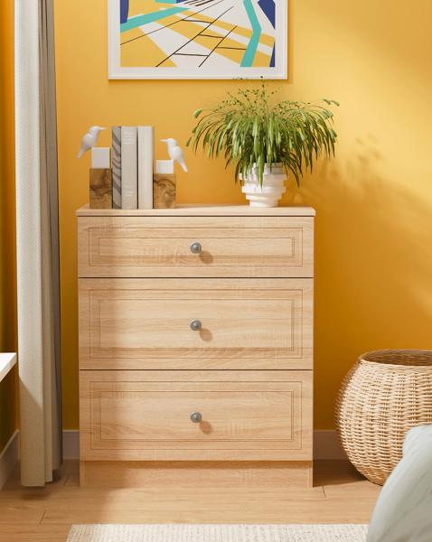 Richmond Assembled 3 Drawer Chest