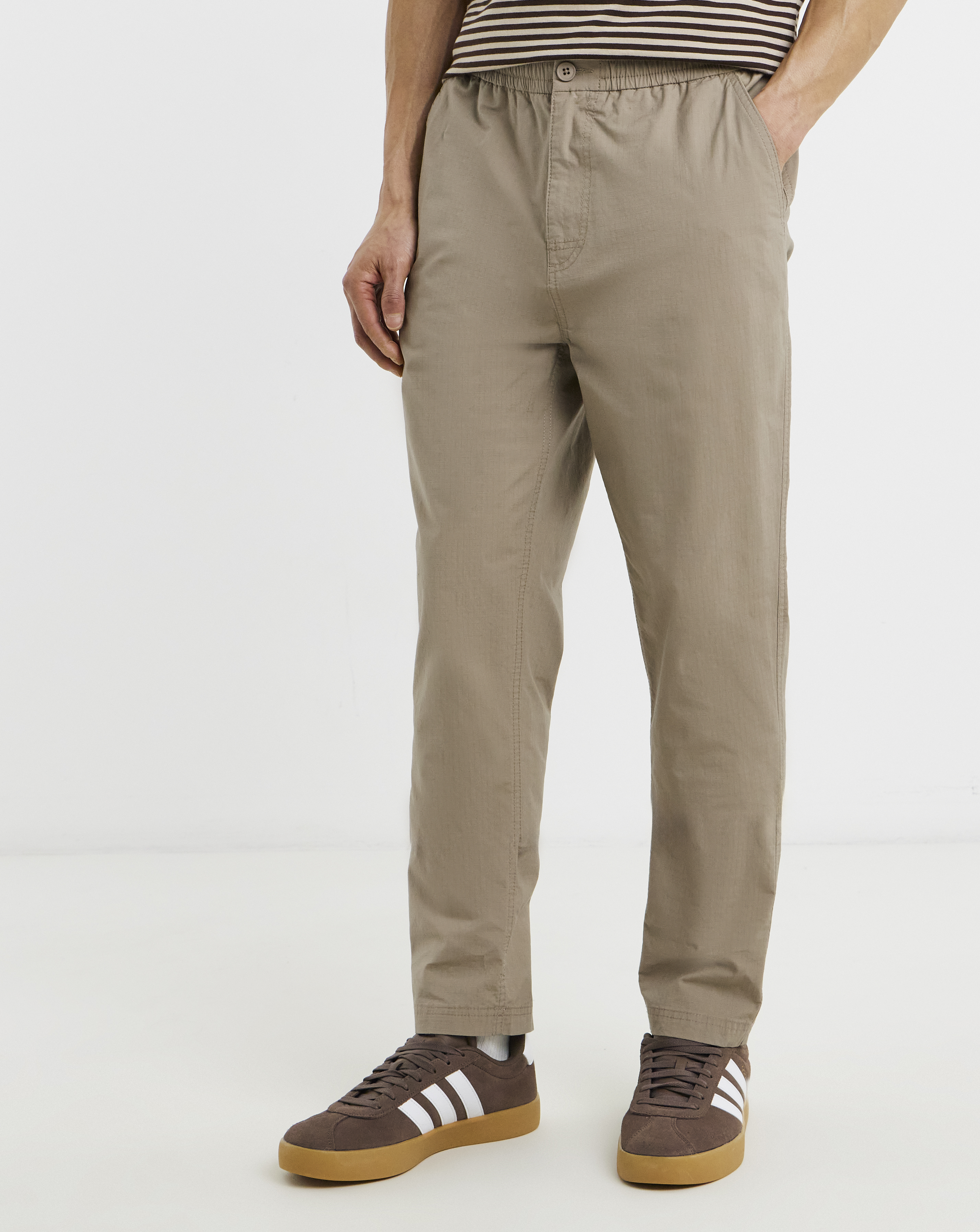 Ripstop Tapered Elasticated Trouser