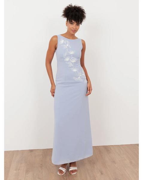 Maya Deluxe Embroidered Dress