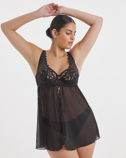 Zebra Lace Babydoll