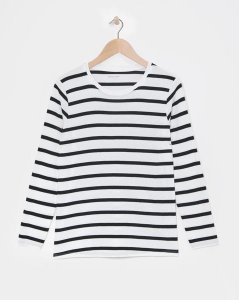 Crew Neck Long Sleeve T-Shirt