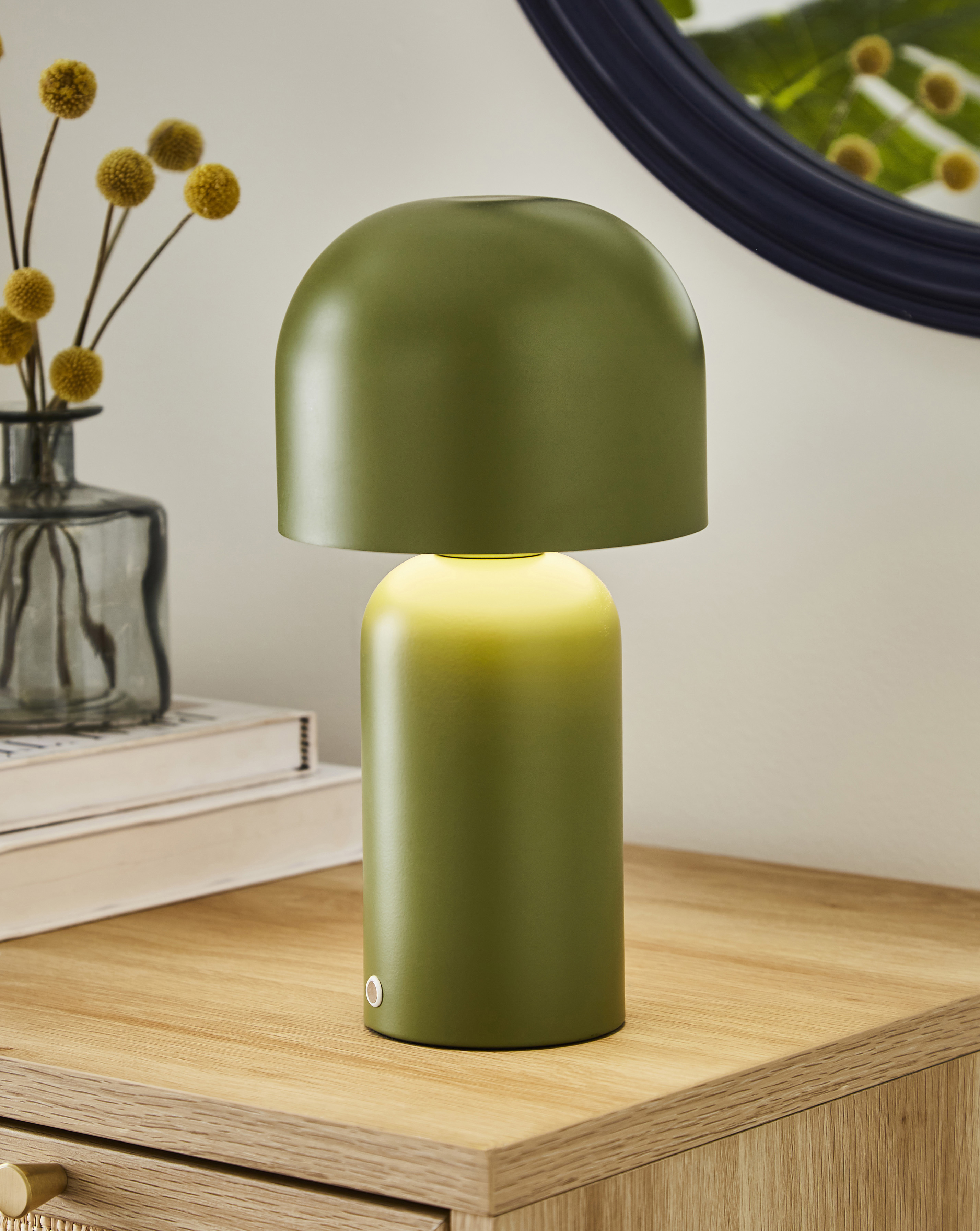 Mushroom Wireless Rechargeable LED Lamp