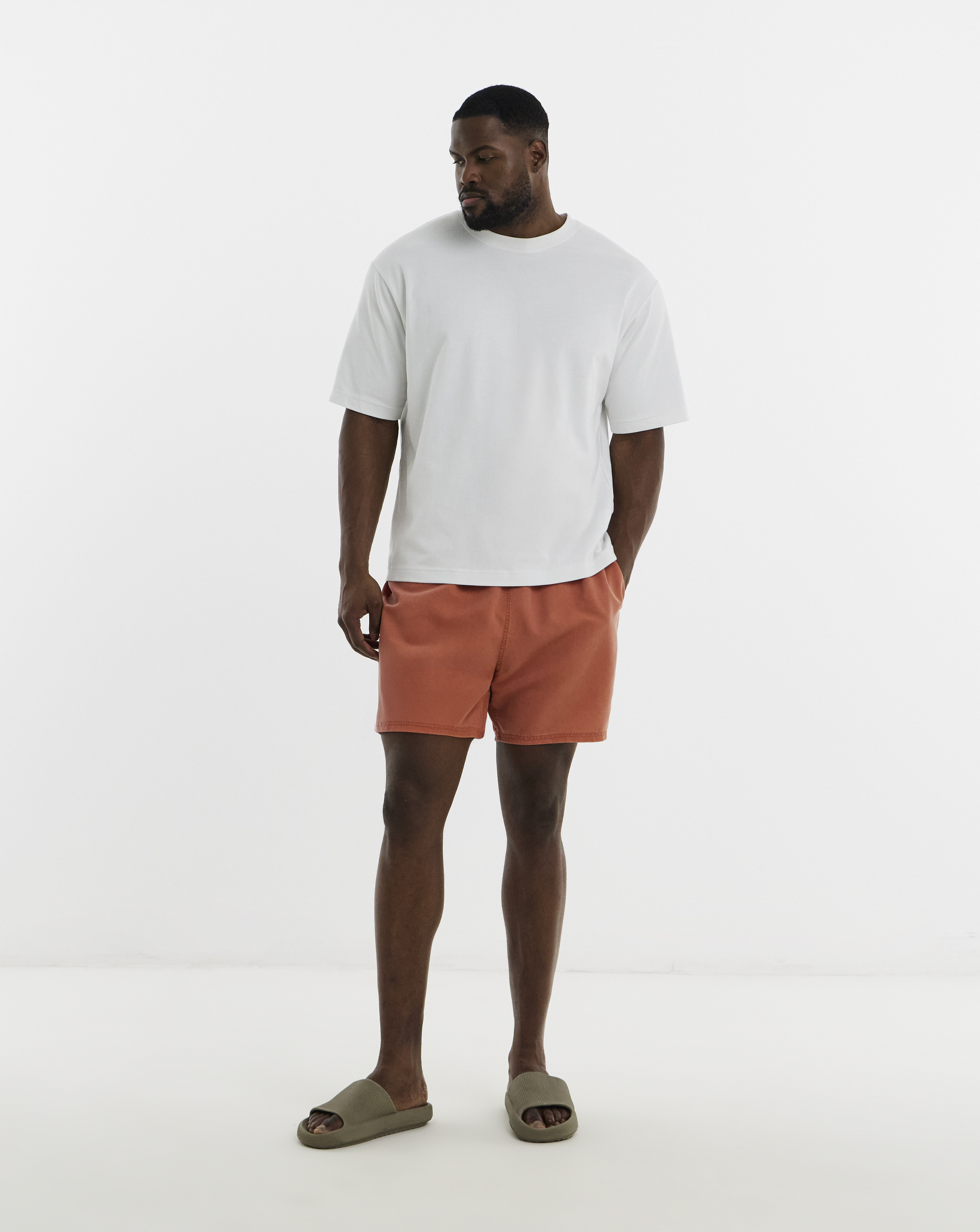 Garment Dyed Swim Shorts