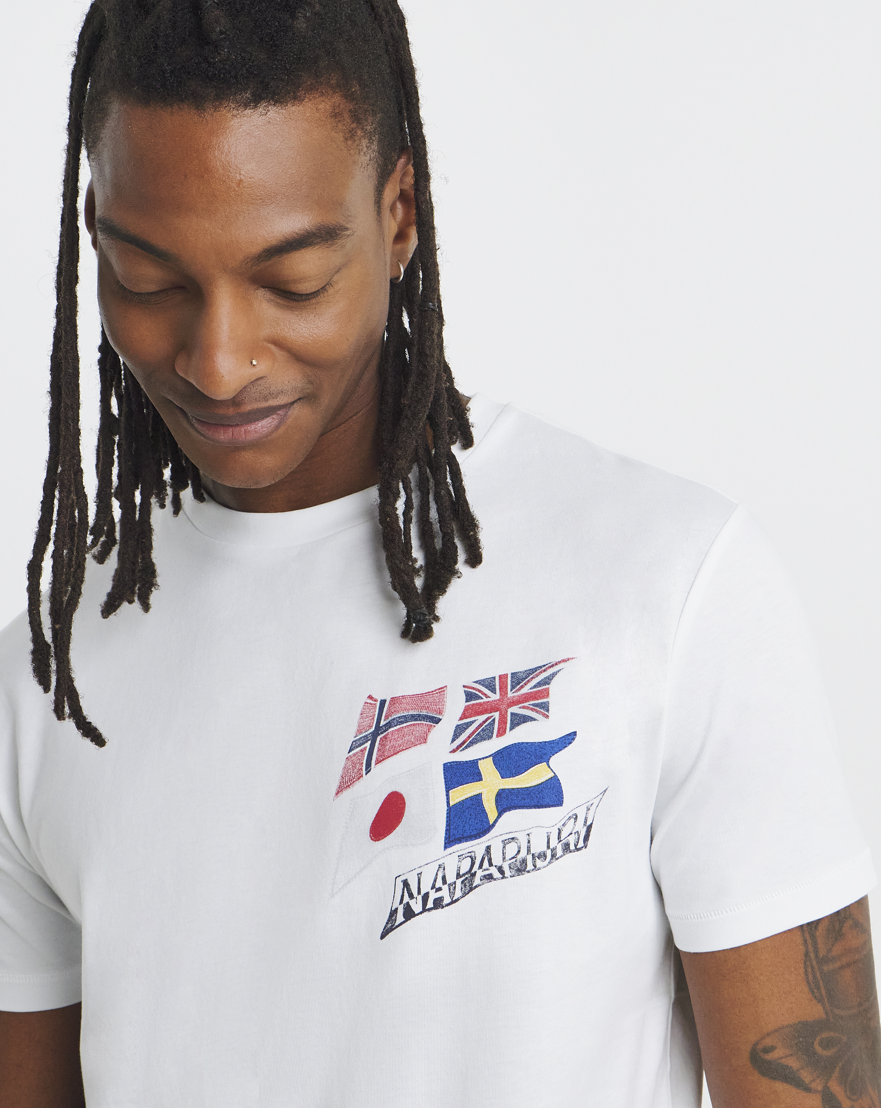 Napapijri Men's T-Shirt M White
