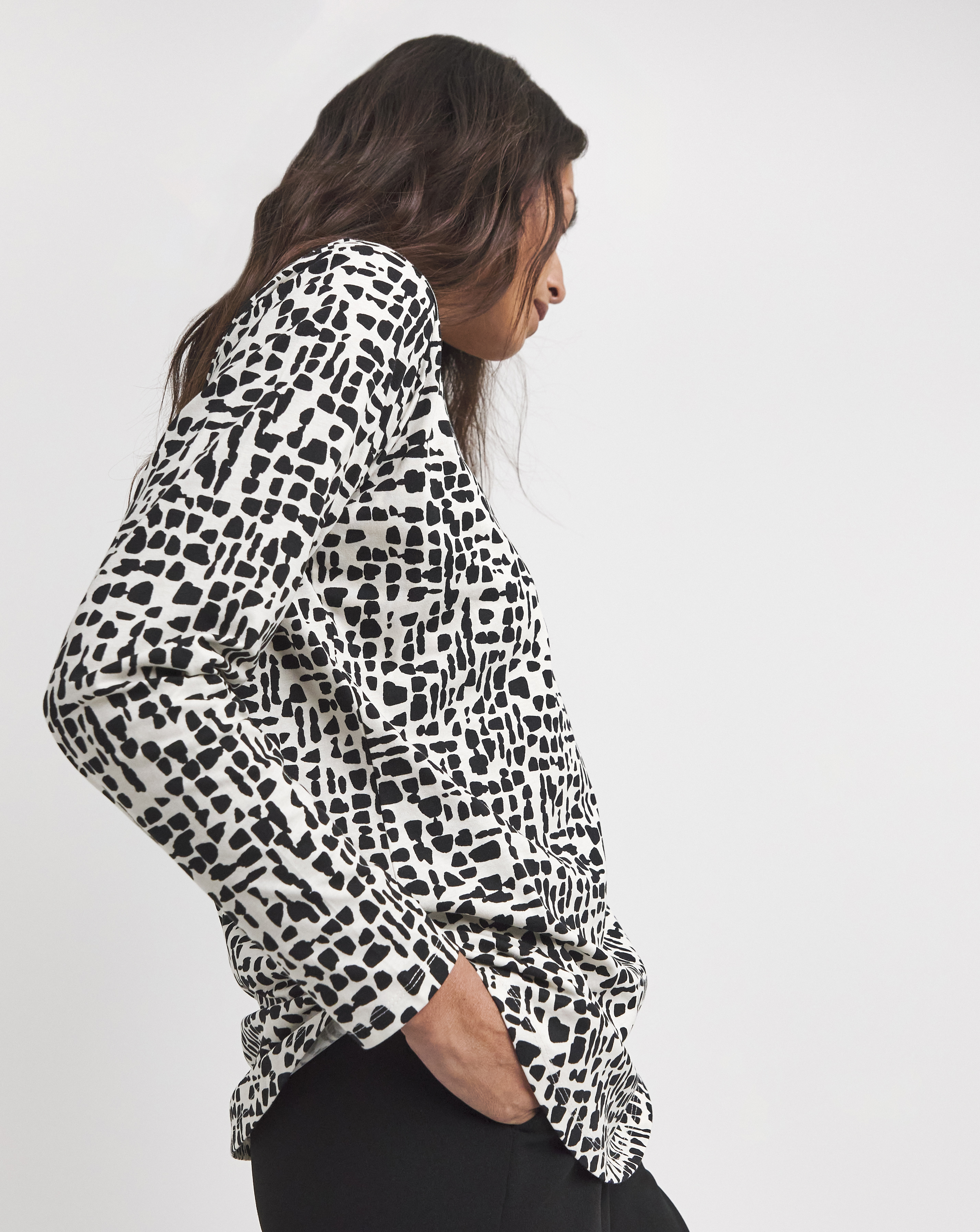 The Longline Long Sleeve Curved Hem