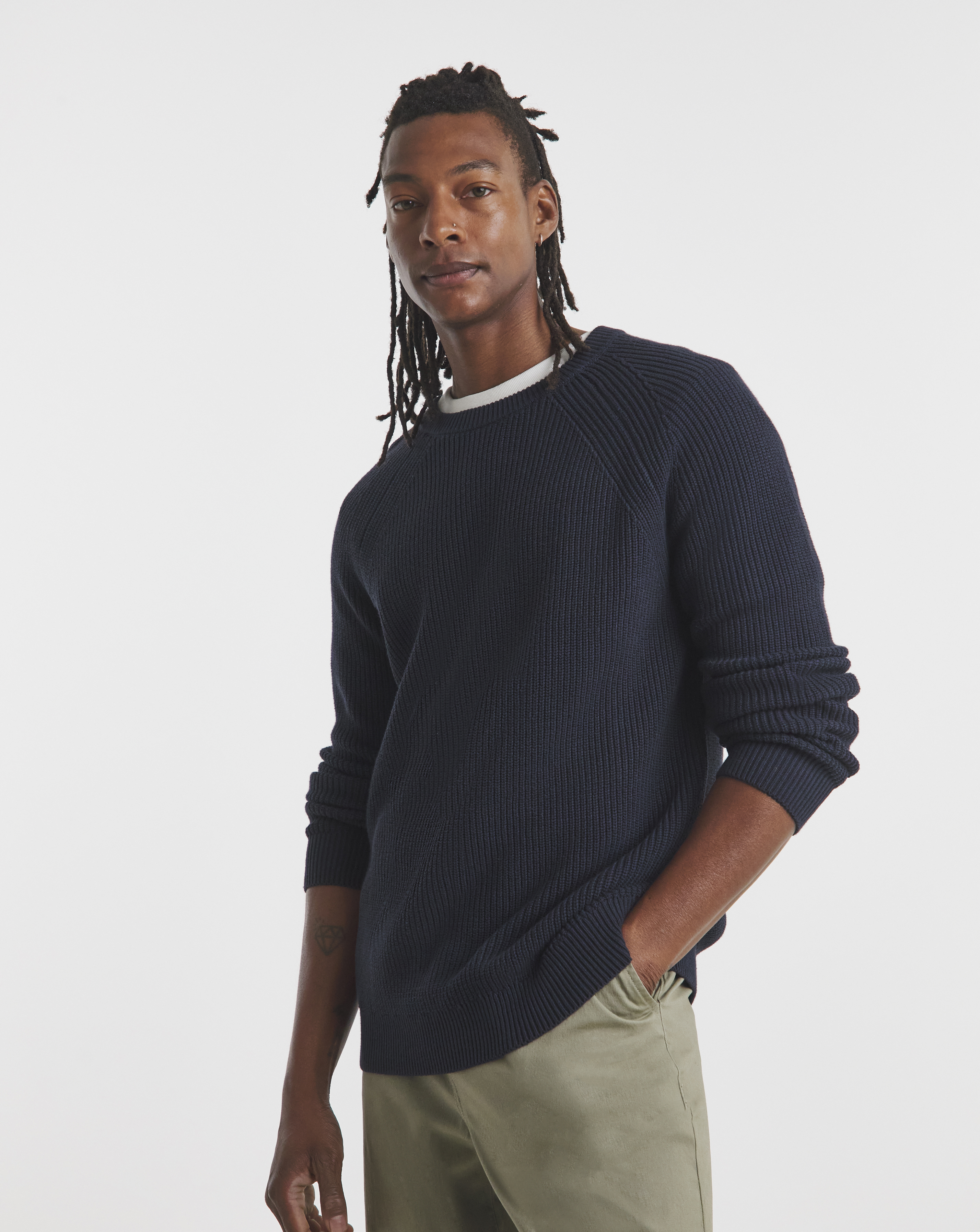 Fisherman Raglan Knitted Jumper