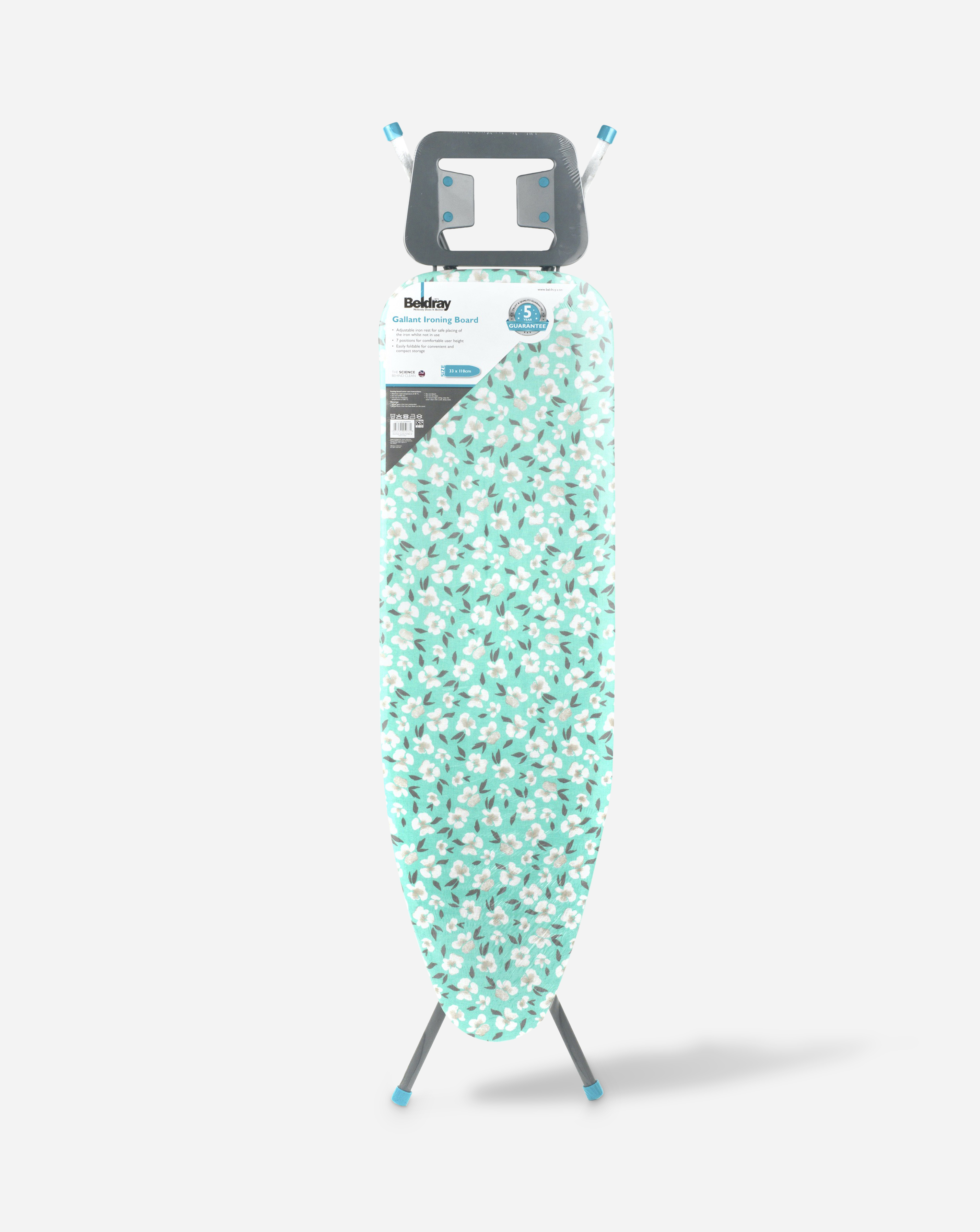 Beldray Poppy Print Ironing Board