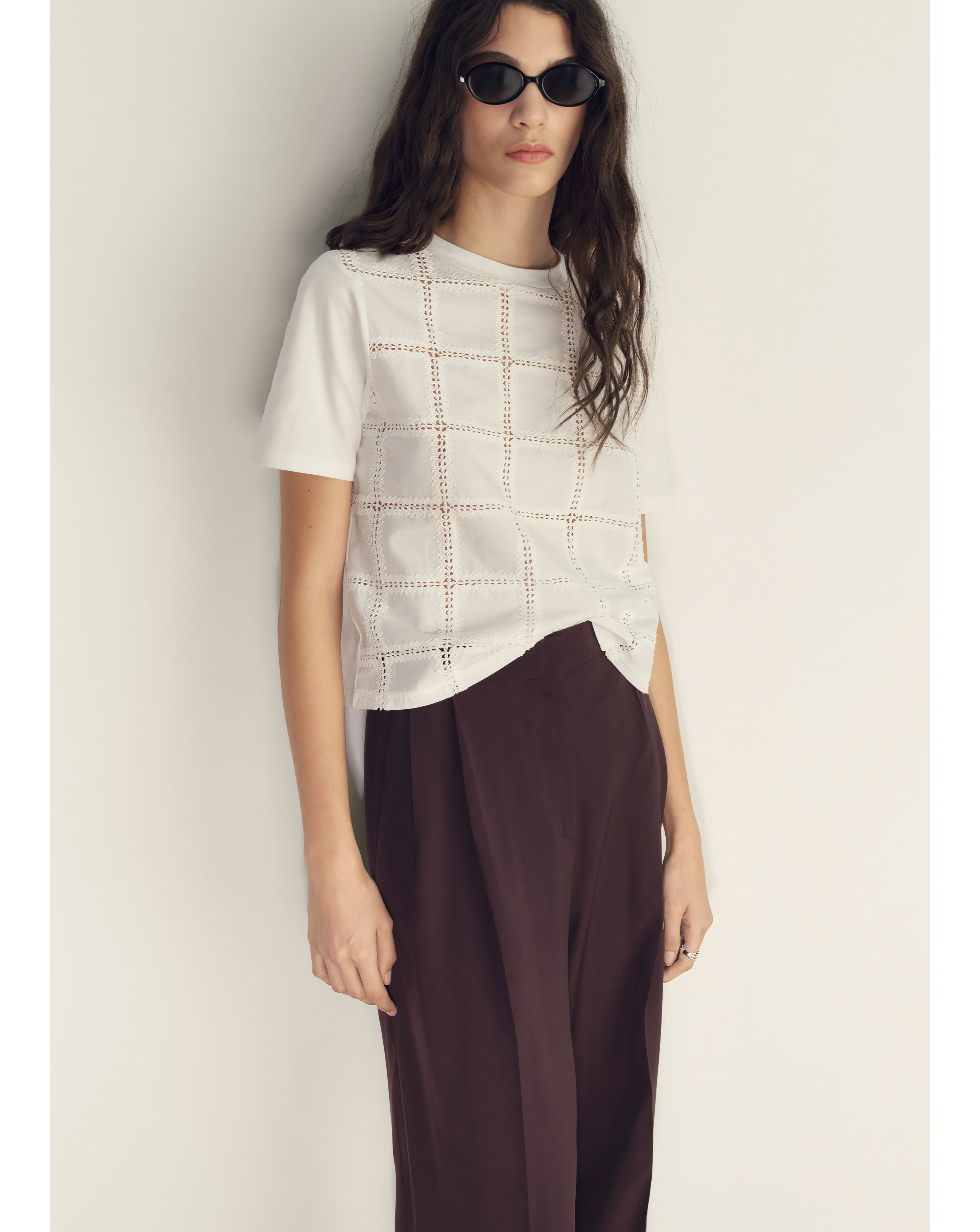 Mango Patch T-Shirt White - Mango - SizeXXL