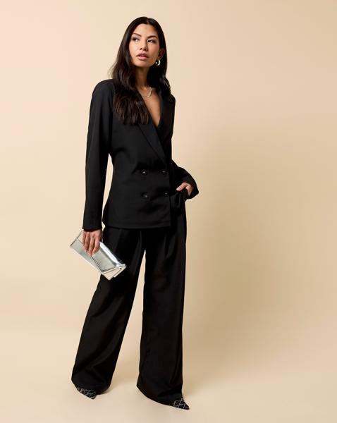 Little Mistress Black Oversized Blazer