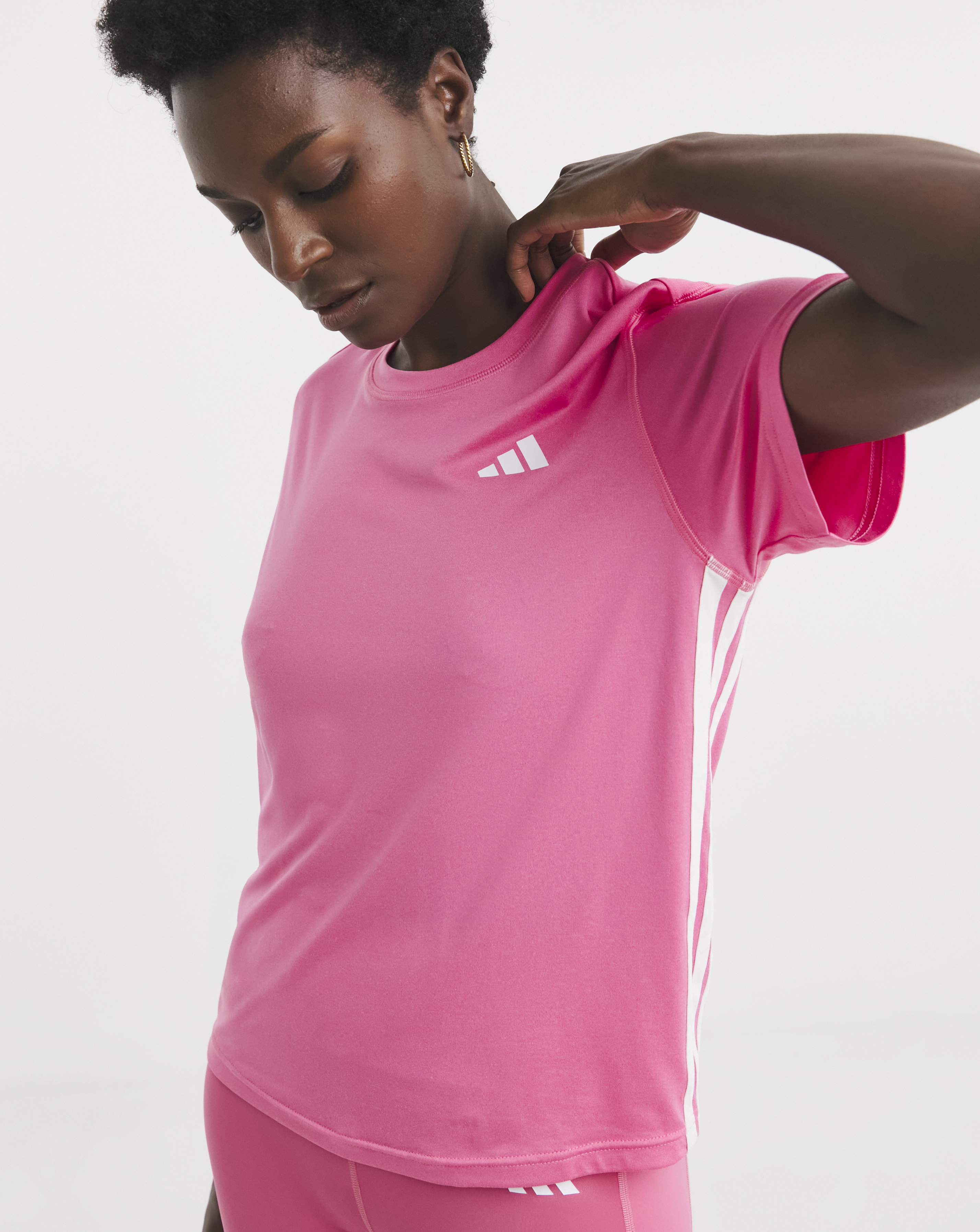 adidas 3 Stripes Workout T-Shirt