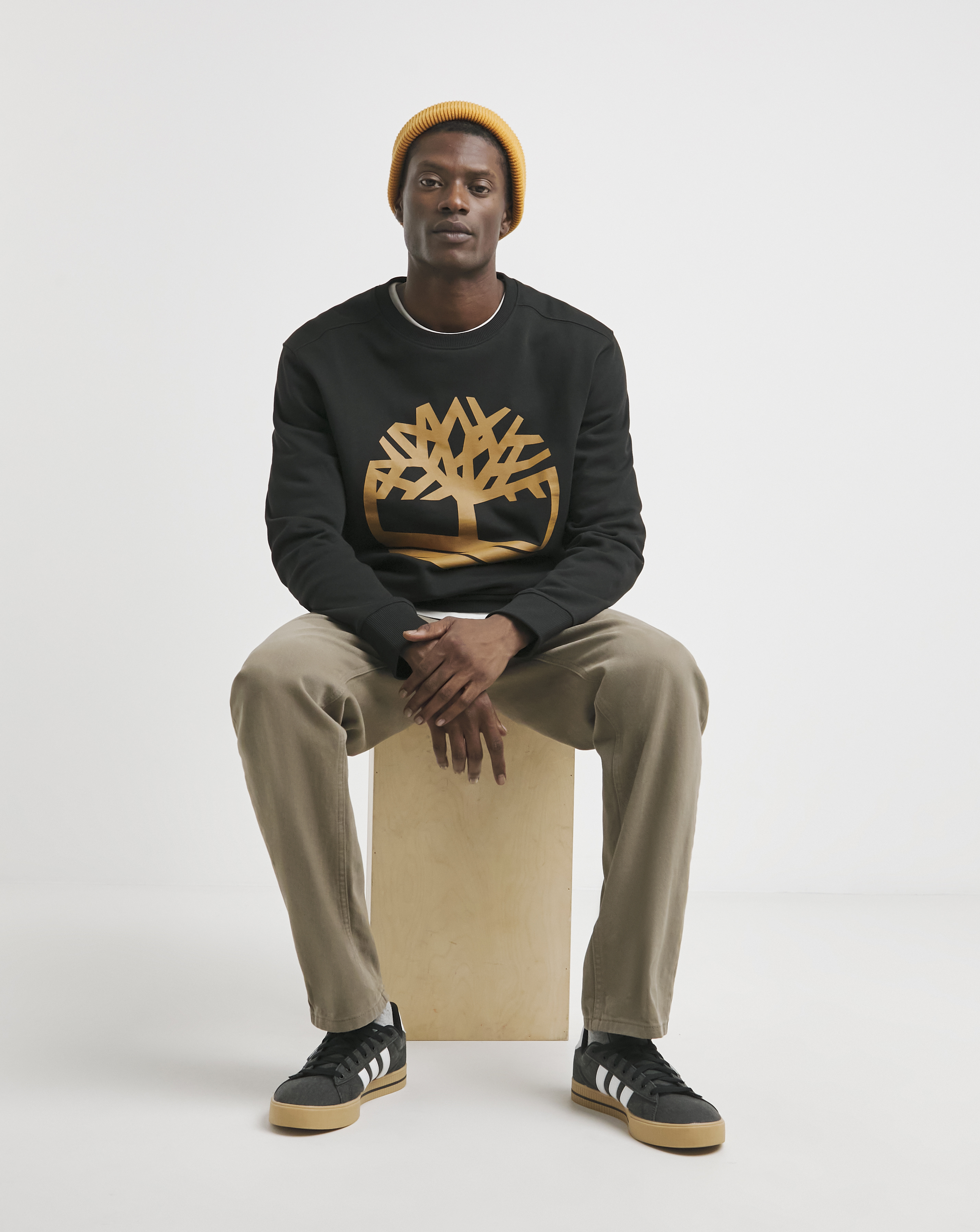 Timberland Black Tree Logo Sweatshirt - S37/38