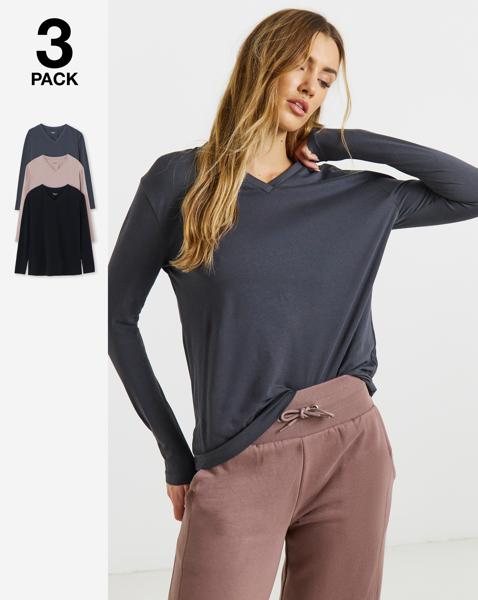3 Pack High Neck Tops