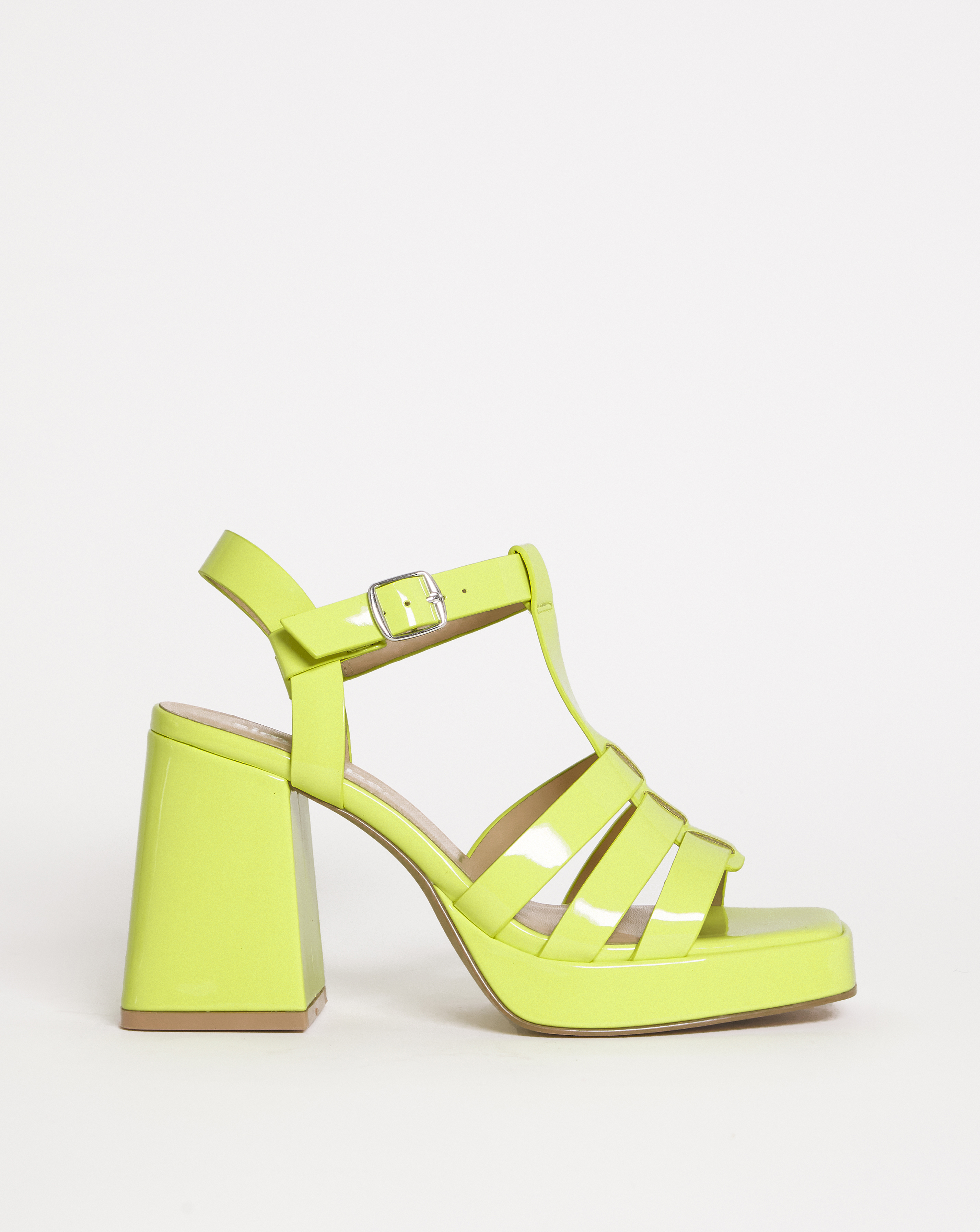 Fisherman Block Heeled Sandals Wide