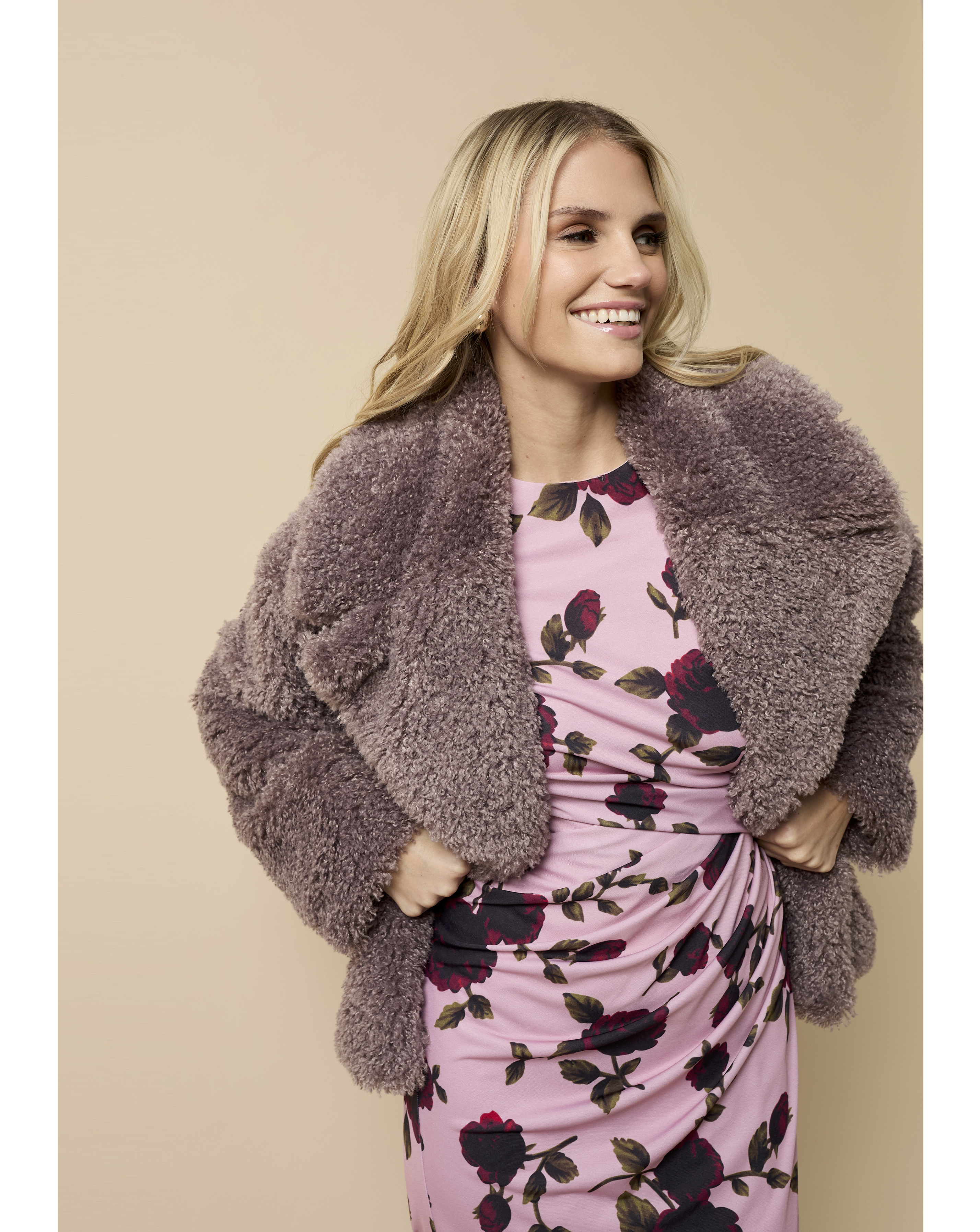 Little Mistress Mink Faux Fur Jacket