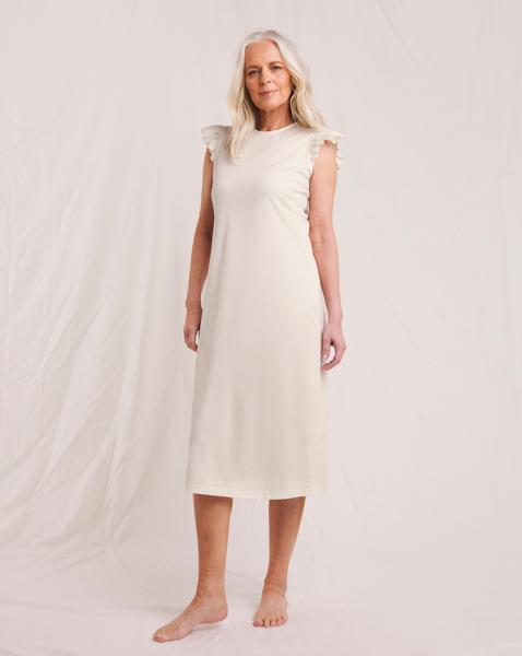 Jersey Broderie Midi Nightie