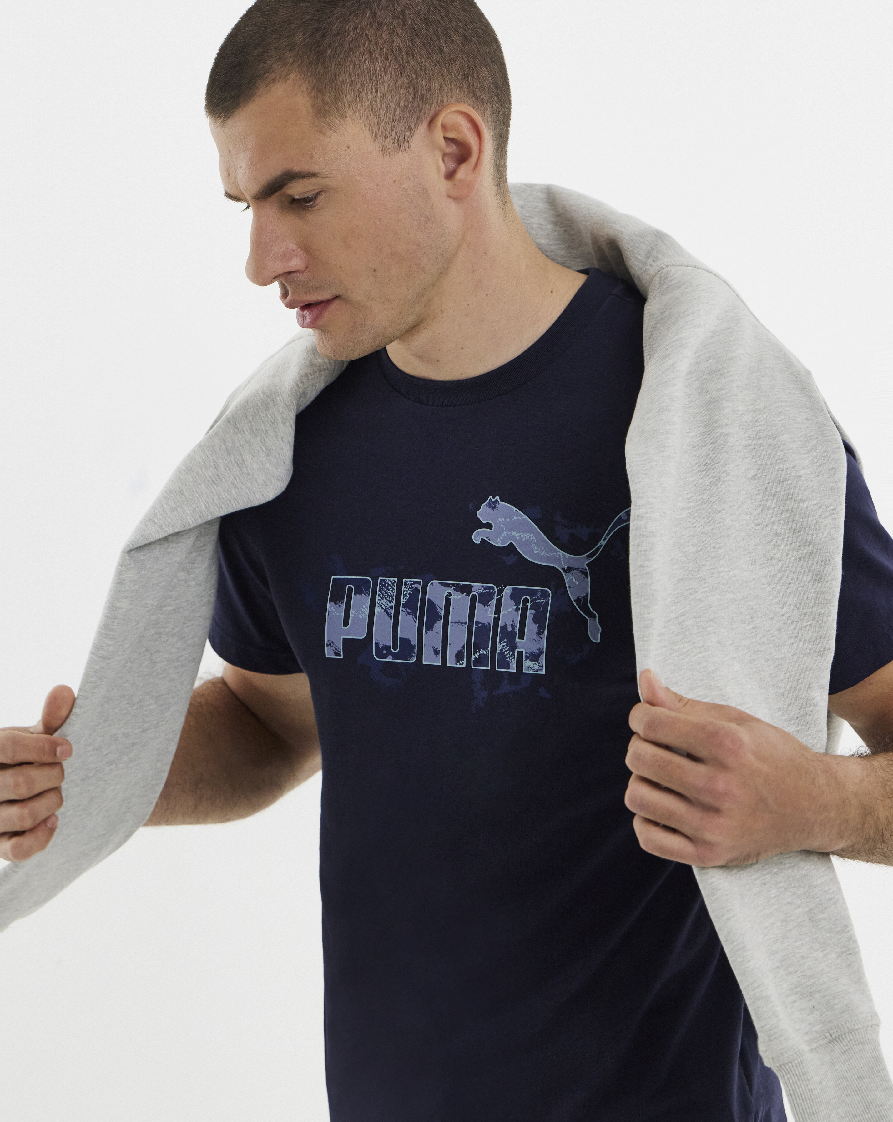 PUMA Large Camo Logo T-Shirt