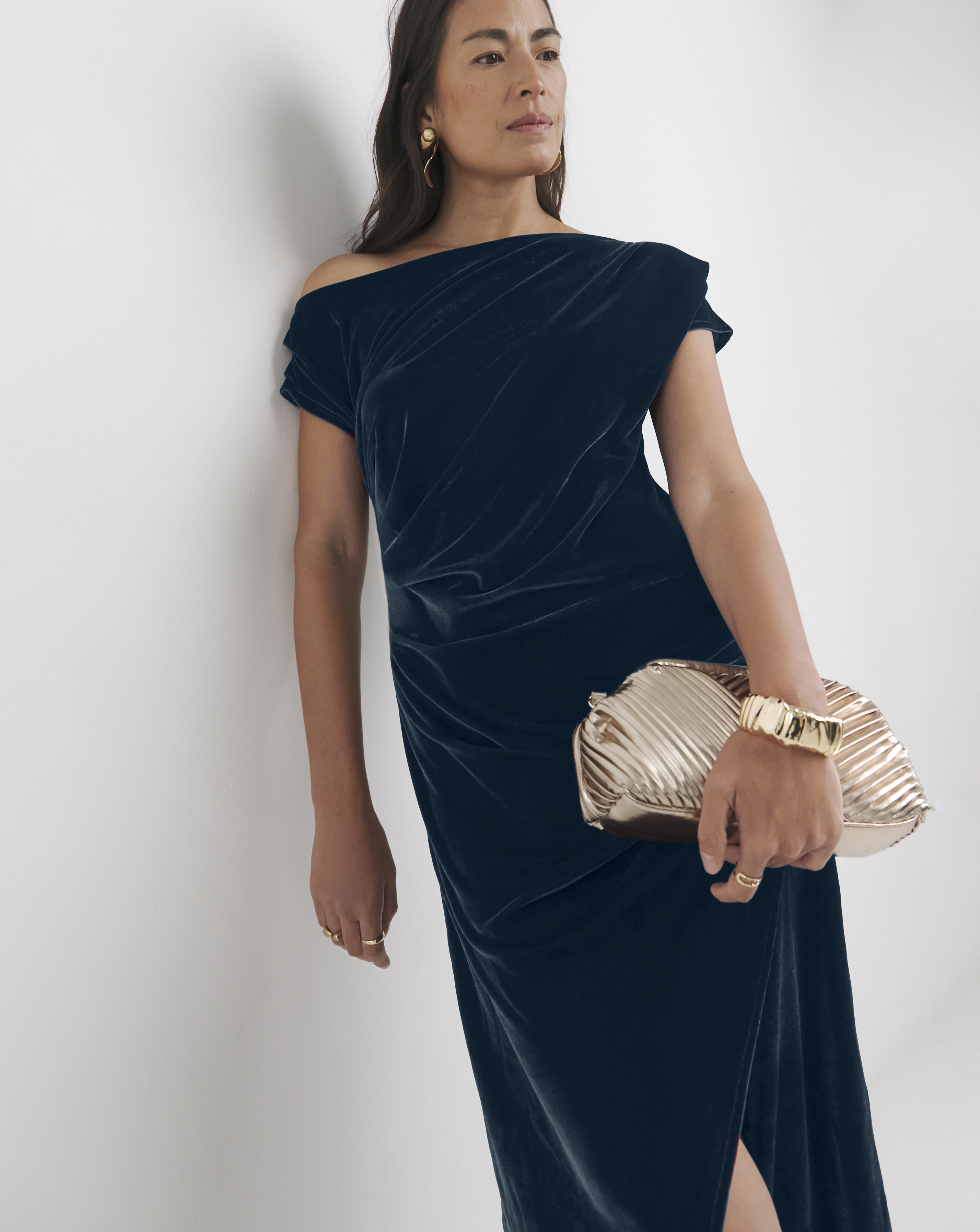 Velvet Midi Dress