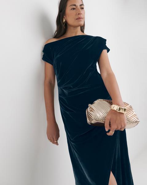 Velvet Midi Dress