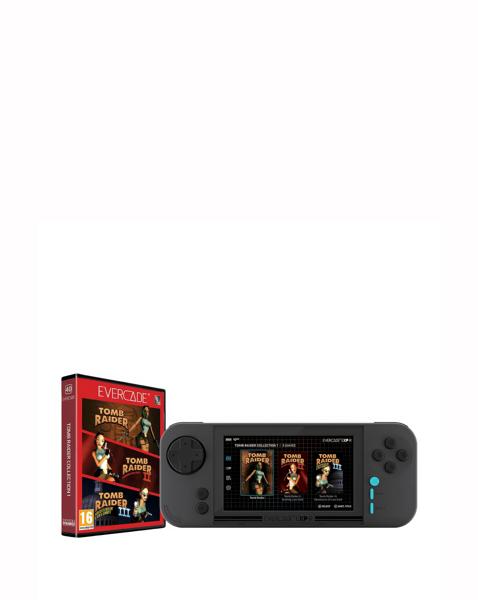 Evercade EXP-R Retro Handheld Gaming Console and Tomb Raider Bundle