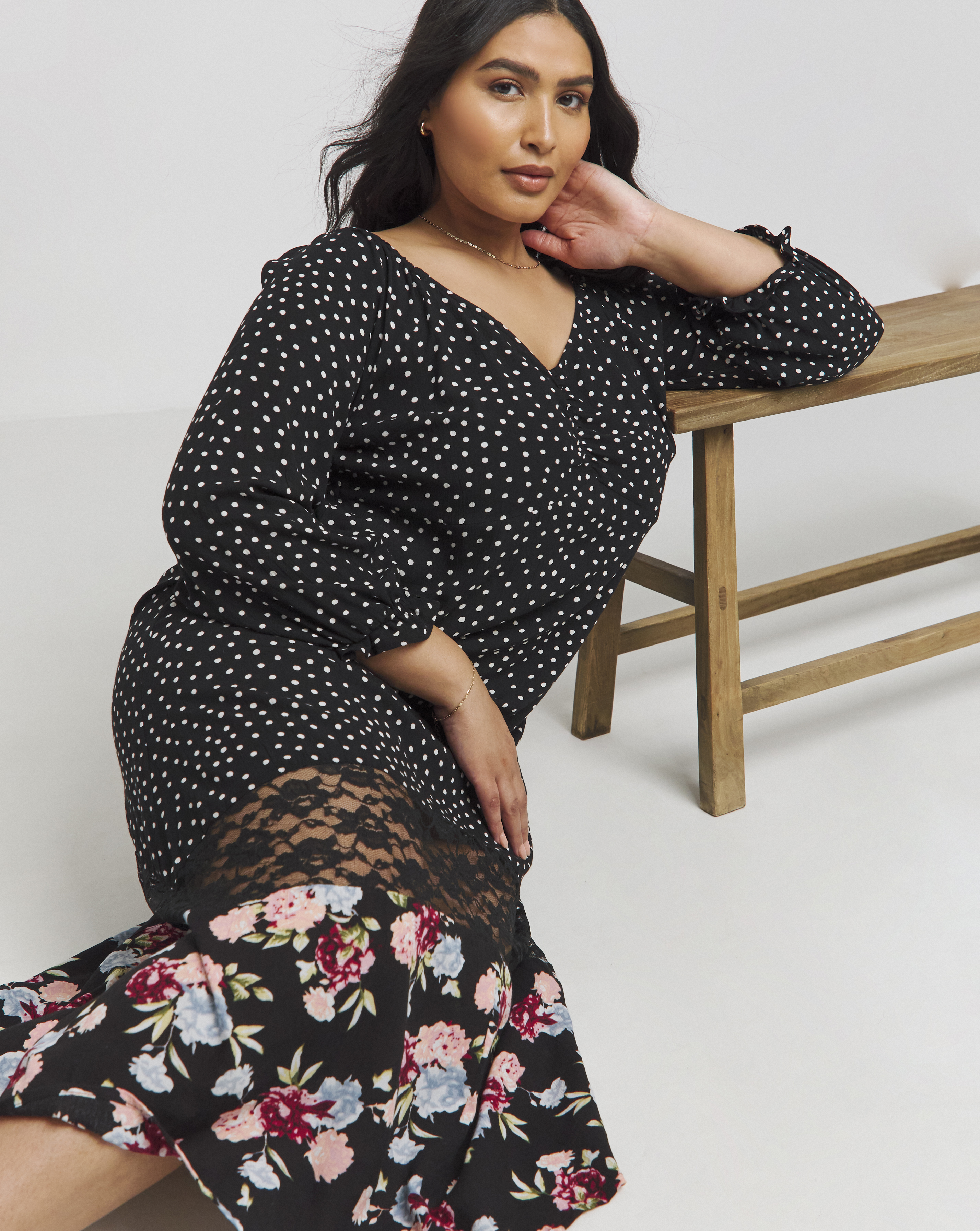 Joe Browns Lace Insert Maxi Dress
