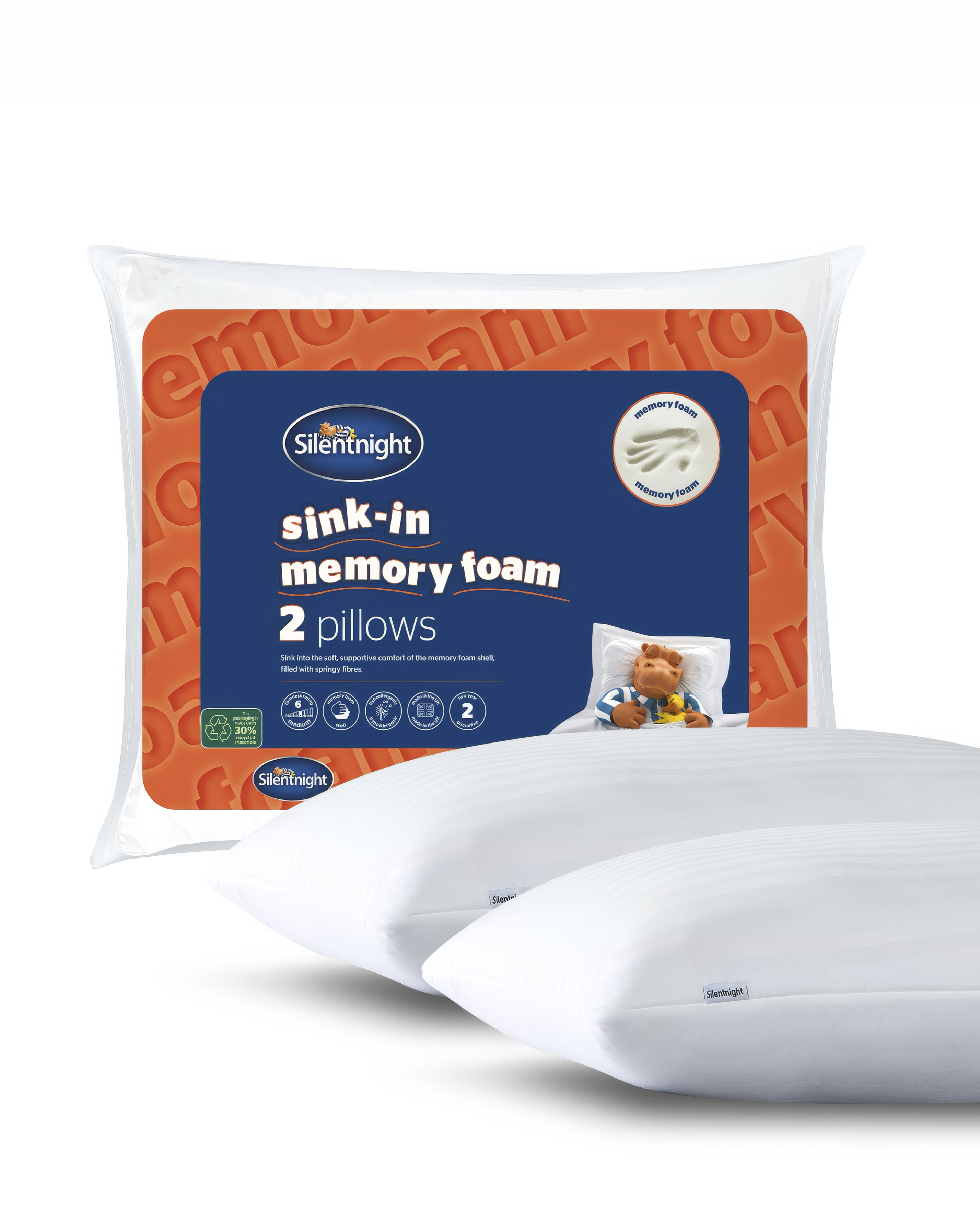 Silentnight Sink In 2 Pack Pillow