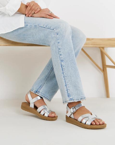 Woven Comfort Sandal Wide