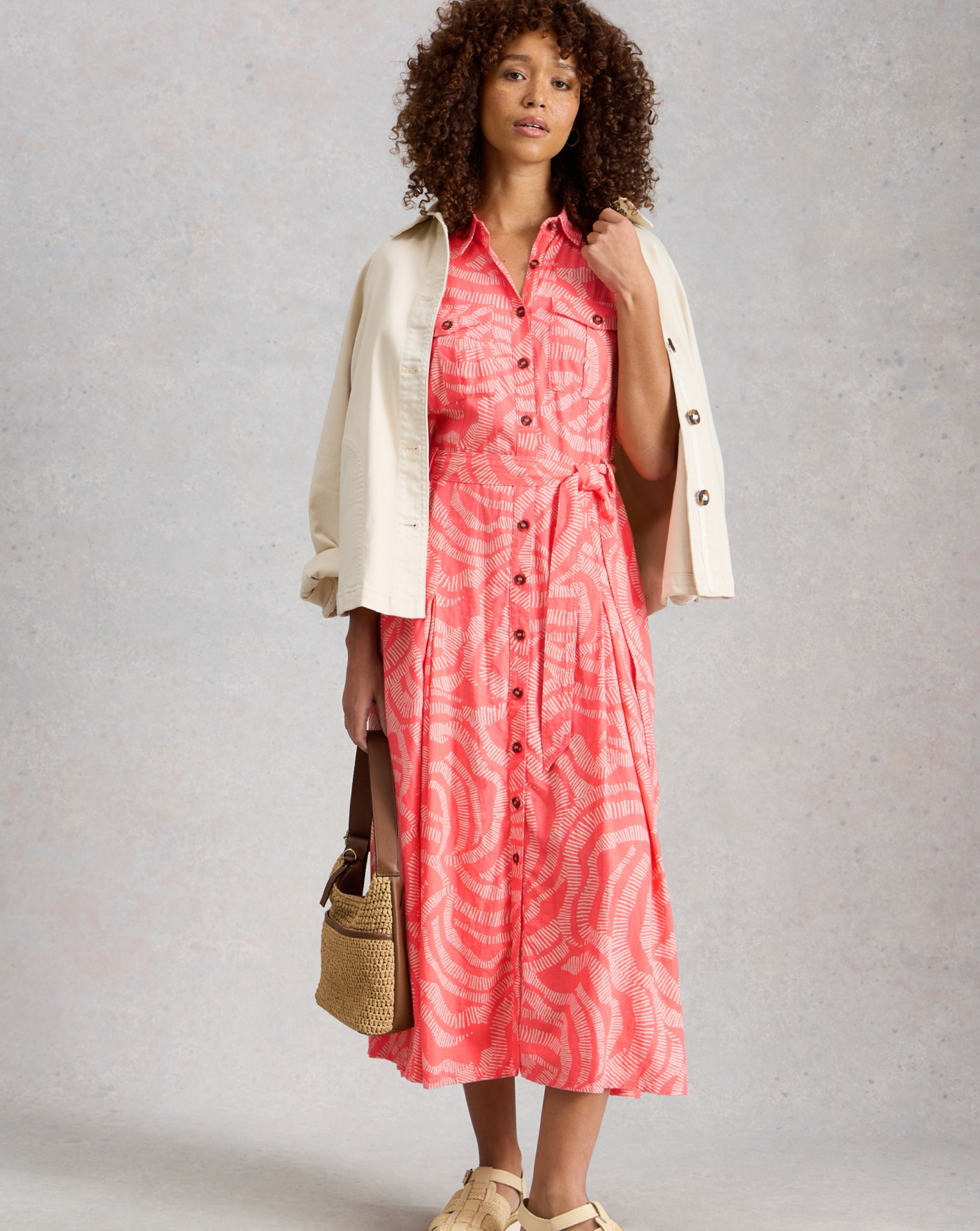 White Stuff Tiff Linen Dress