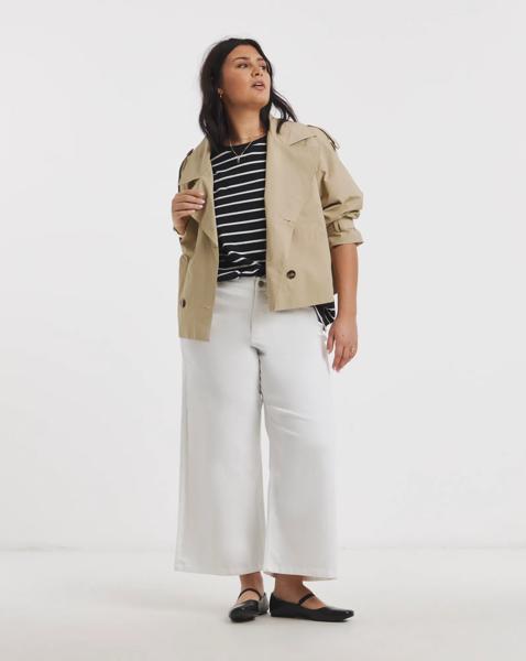 White 24/7 Culotte Jeans