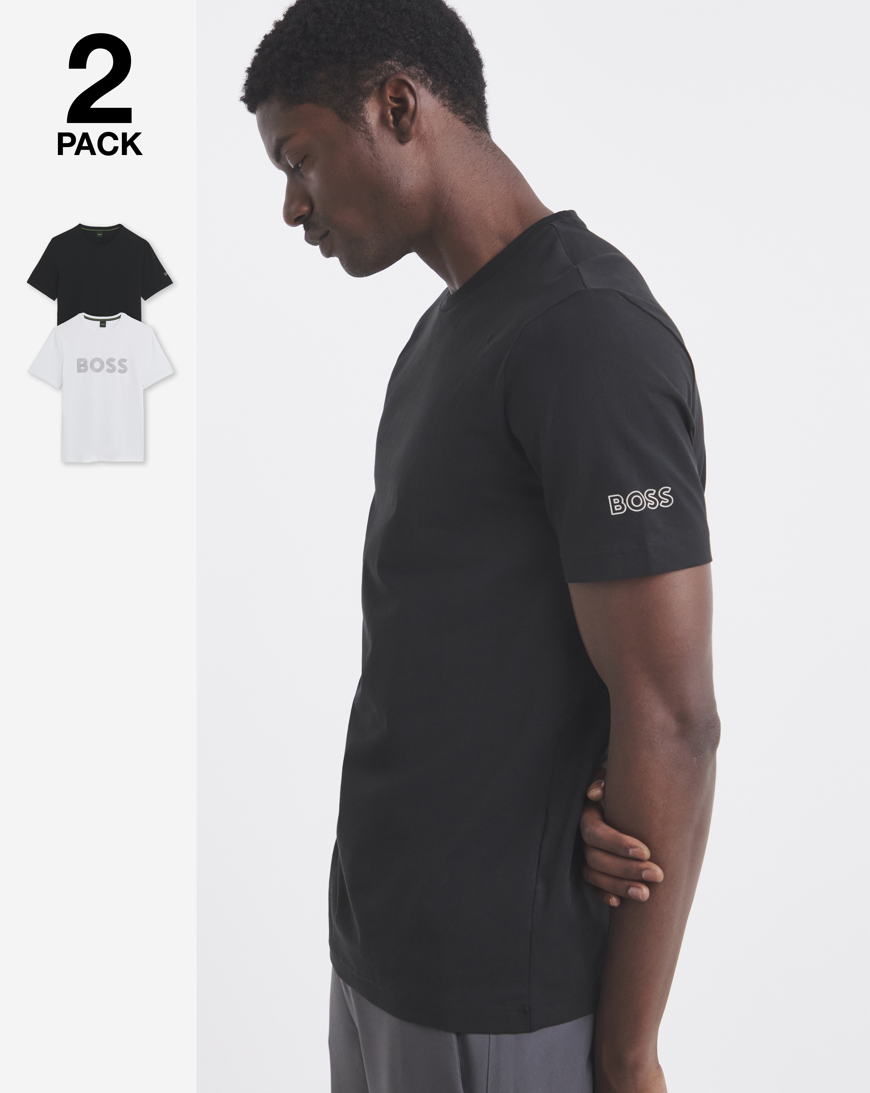 BOSS 2 Pack Logo T-Shirt - Multi