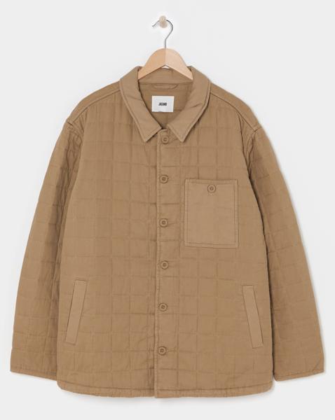 Cotton Square Quilted Shacket