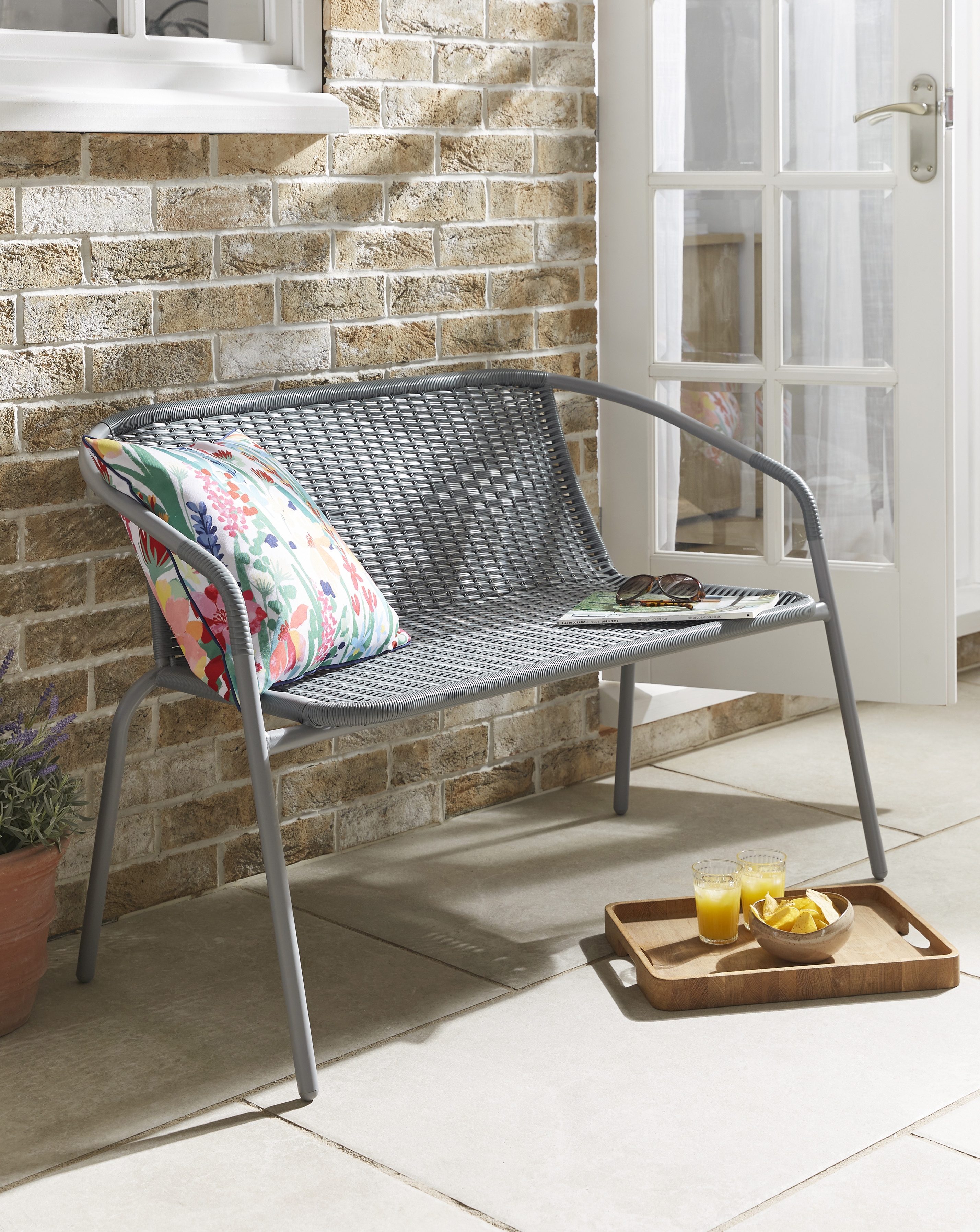 Rattan Bench