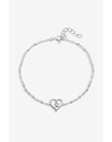 Sterling Silver 925 Paw print Bracelet