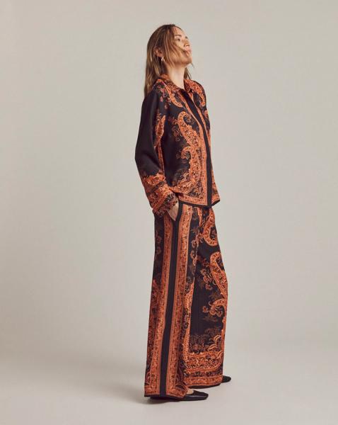Anthology Print Wide Leg Trouser