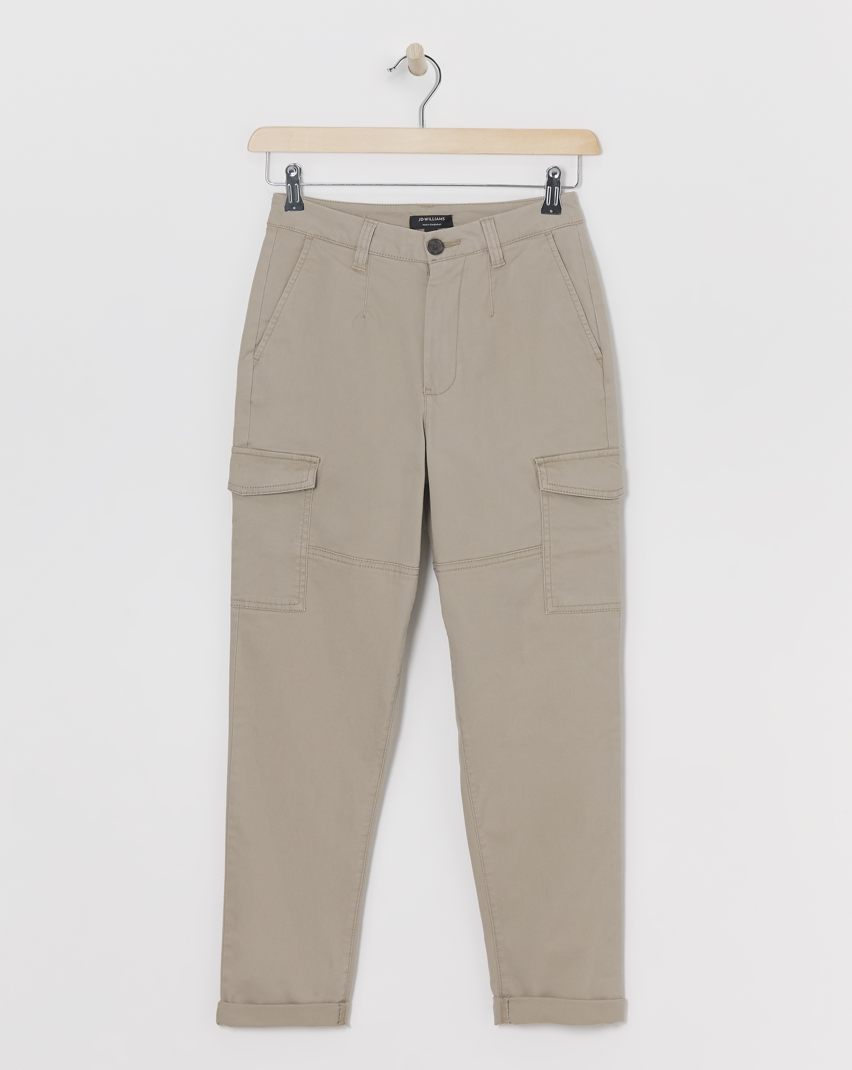Camel Stretch Utility Tapered Trousers