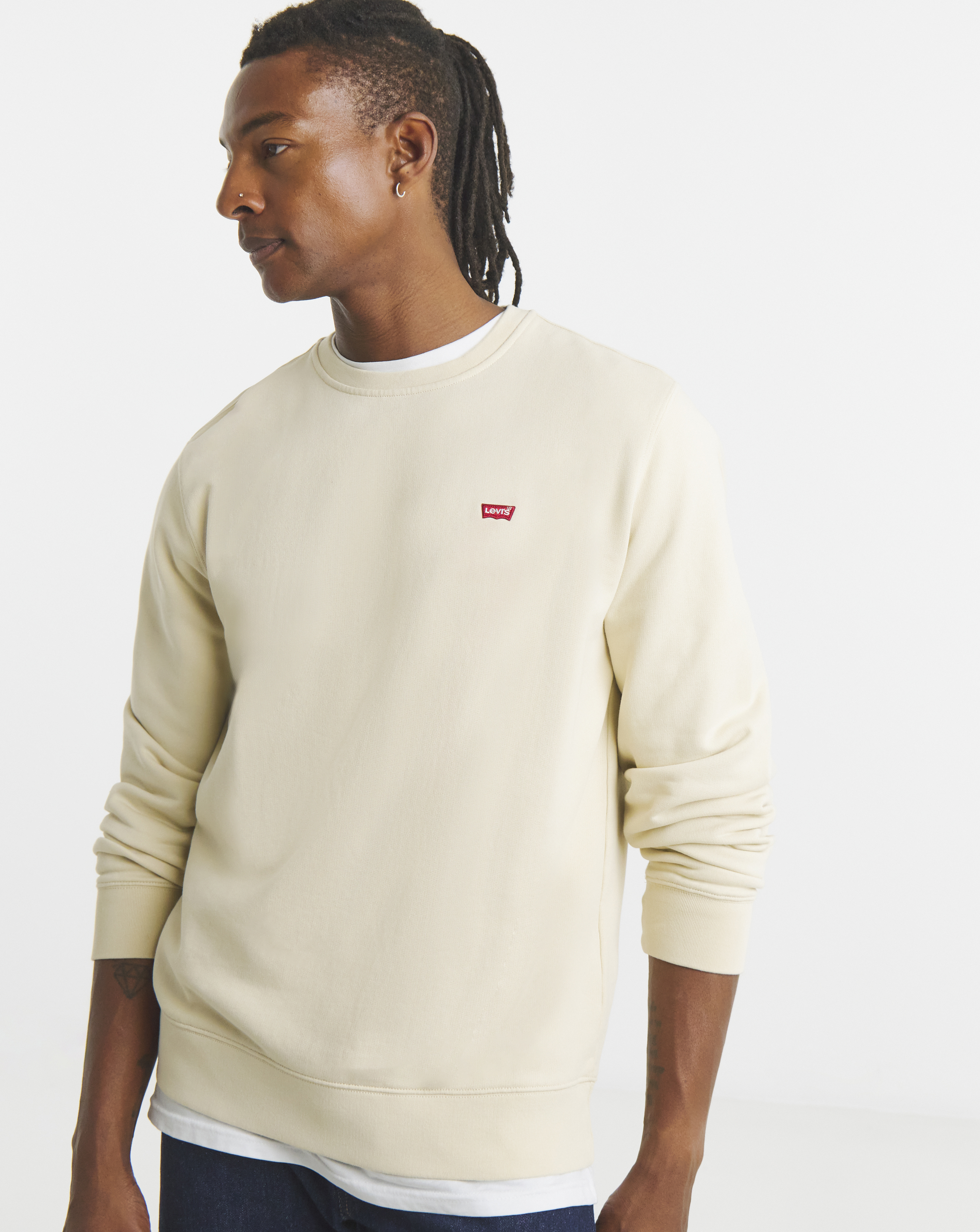 Levi's Housemark Crew Sweat - Beige