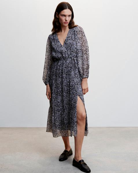 Mango Flower Print Dress